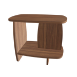 Voir Table d'appoint Ibon M avec rangement · Noyer