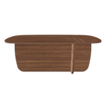 View Ibon L  Salontafel met opbergruimte · Walnoot