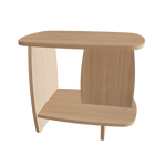 Voir Ibon M Bijzettafel met opbergruimte · Eik