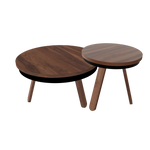 Voir Batea M+S Set de table - Noyer & noir