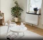 View Batea M+S table Set · Walnut & black and black