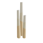 View Etna set of three floor Candle Holders · White