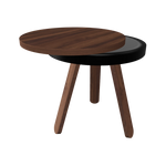 View Batea S Tablettisch · Walnuss & Schwarz