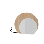 View Lua Table Lamp · Medium oak & white