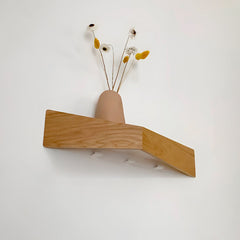 Étagère murale Pelican · Petit modèle en chêne