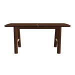 View Savia Bank - Donker hout & gouden details