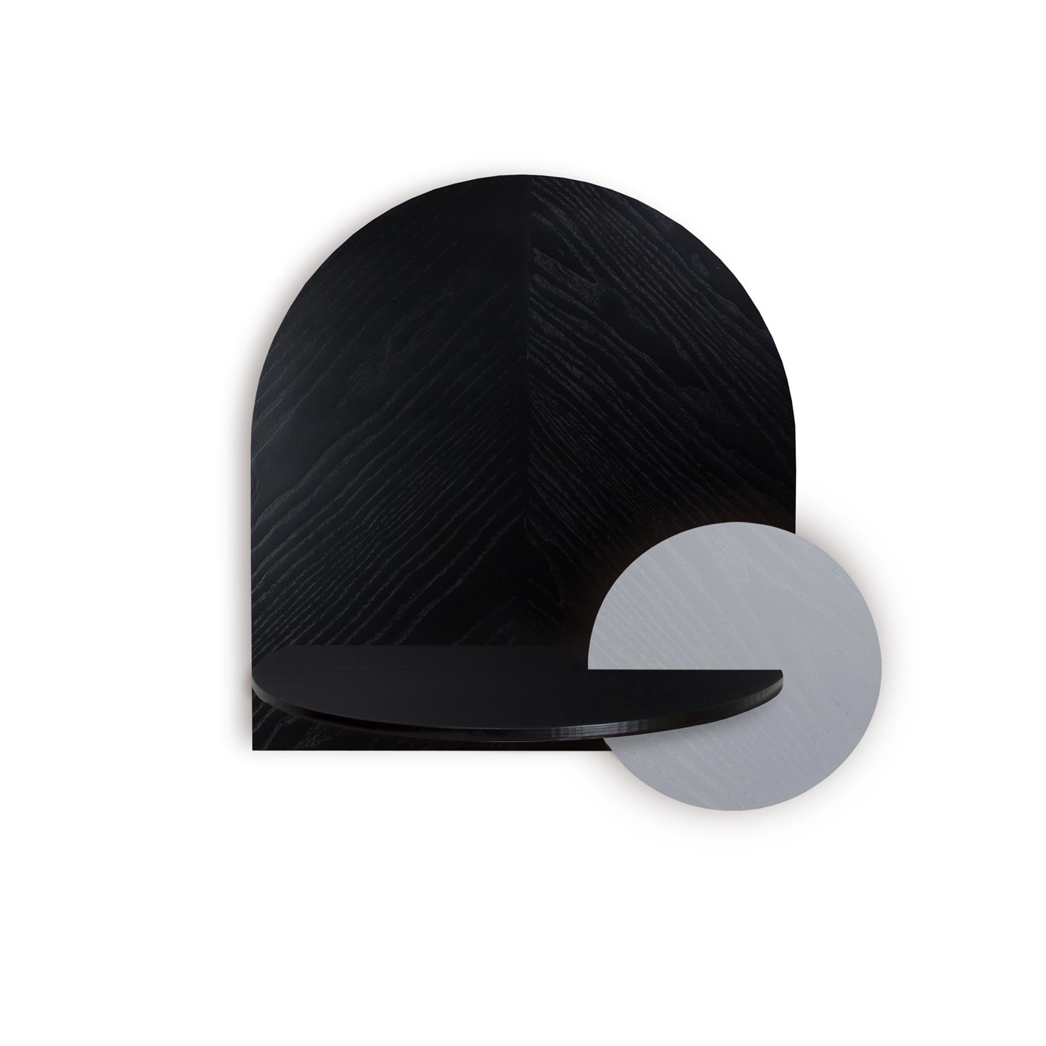 Alba Floating Nightstand DUO · Black herringbone