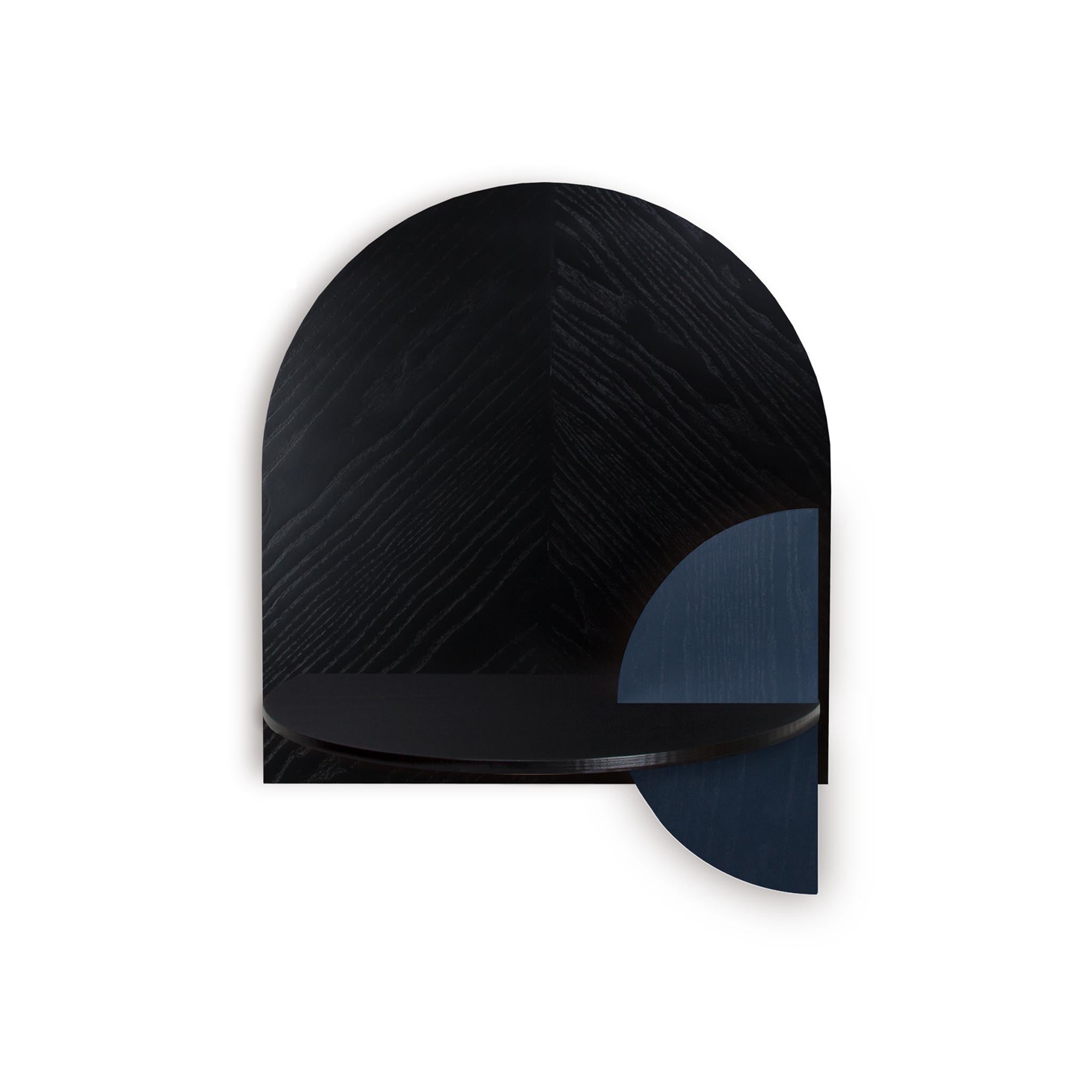 Alba Floating Nightstand DUO · Black herringbone