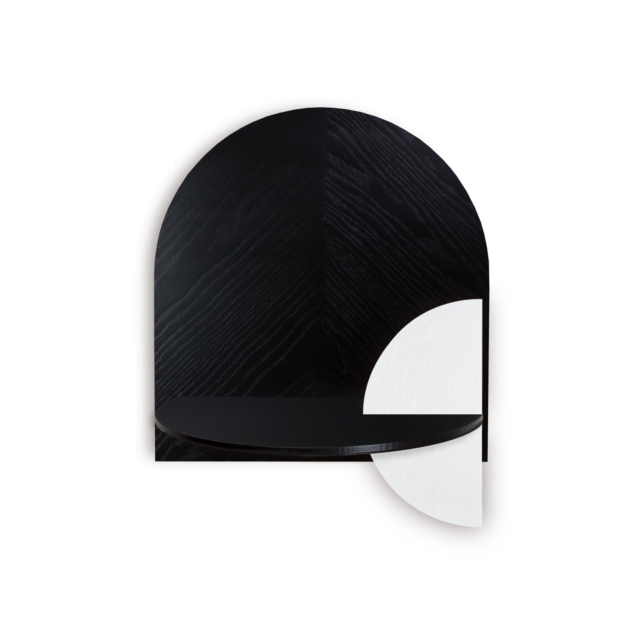 Alba Floating Nightstand DUO · Black herringbone