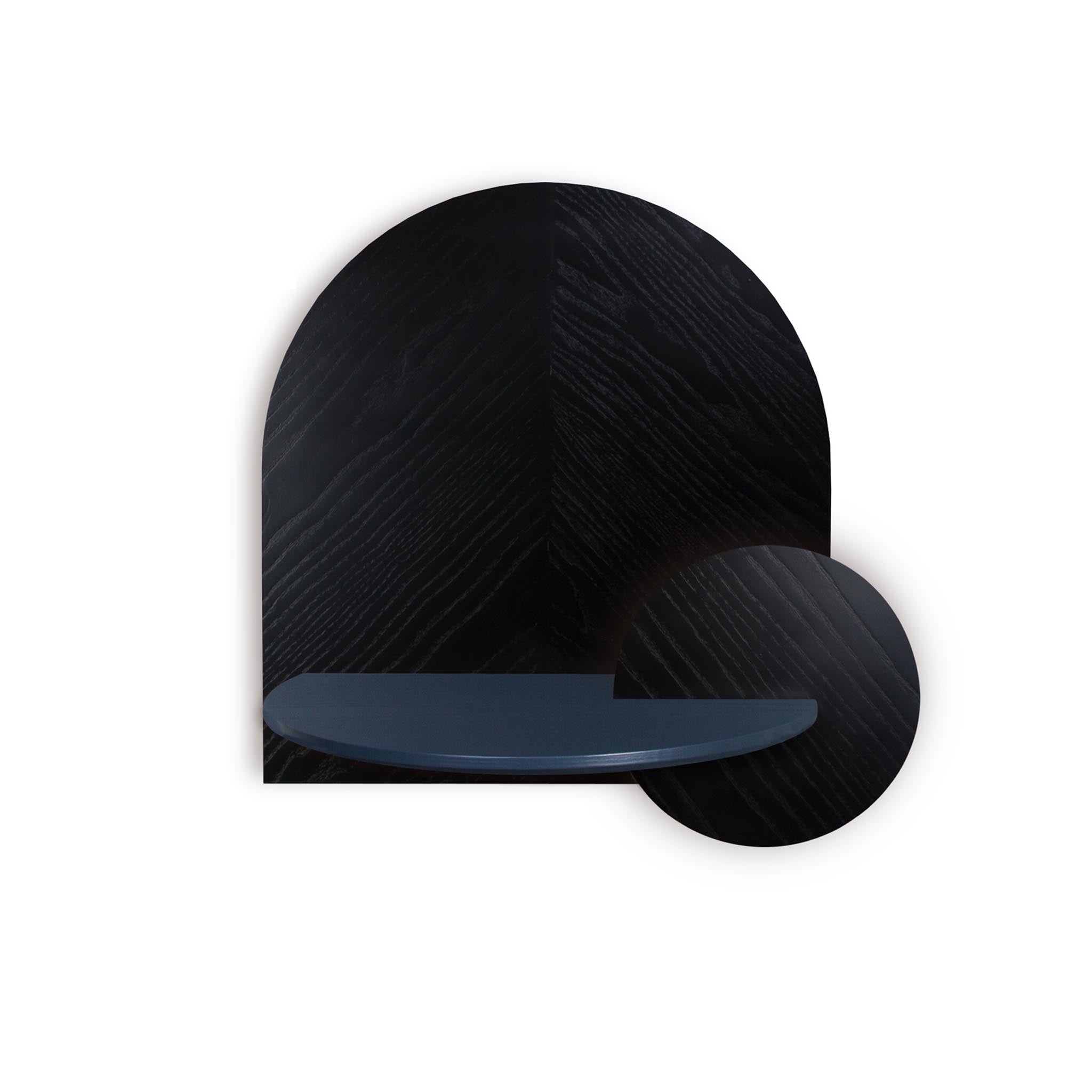 Alba Floating Nightstand DUO · Black herringbone