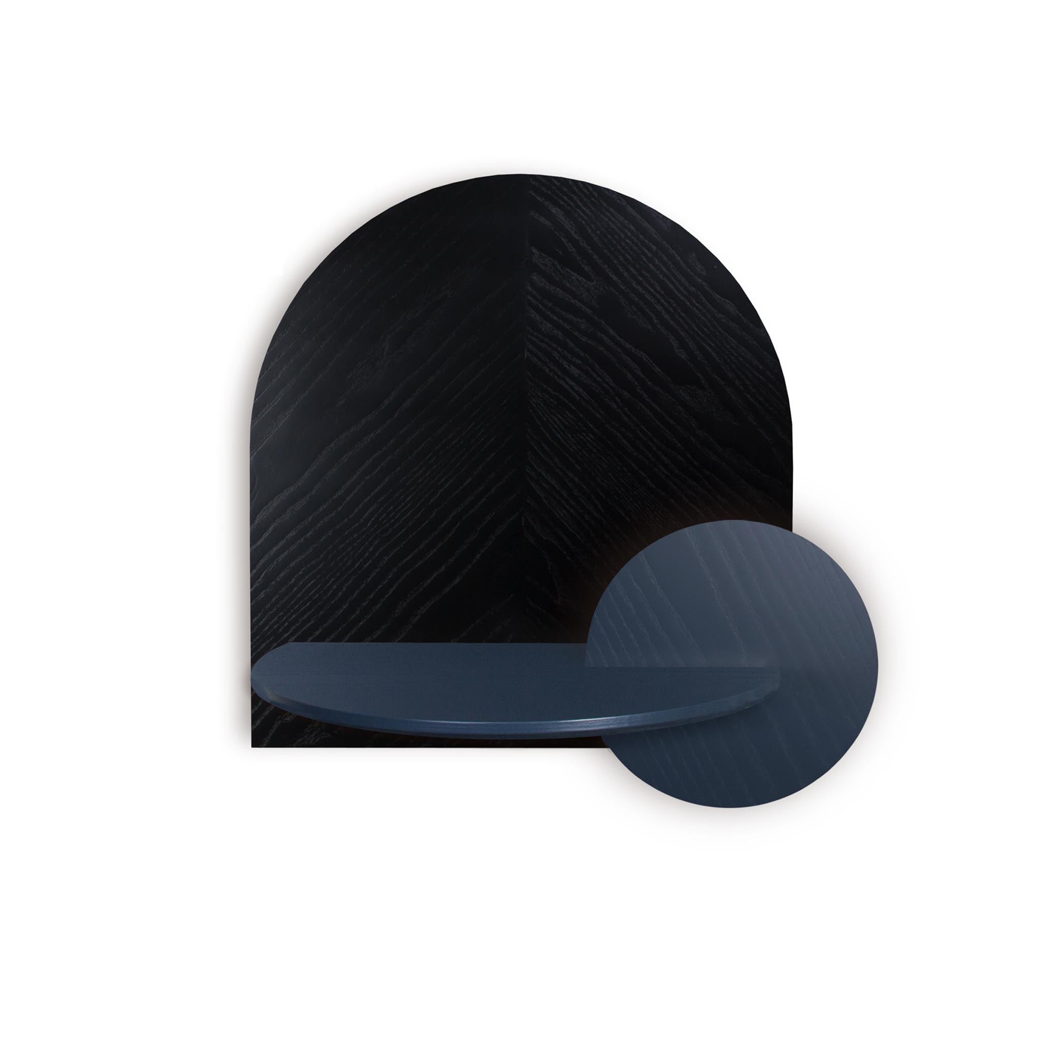 Alba Floating Nightstand DUO · Black herringbone