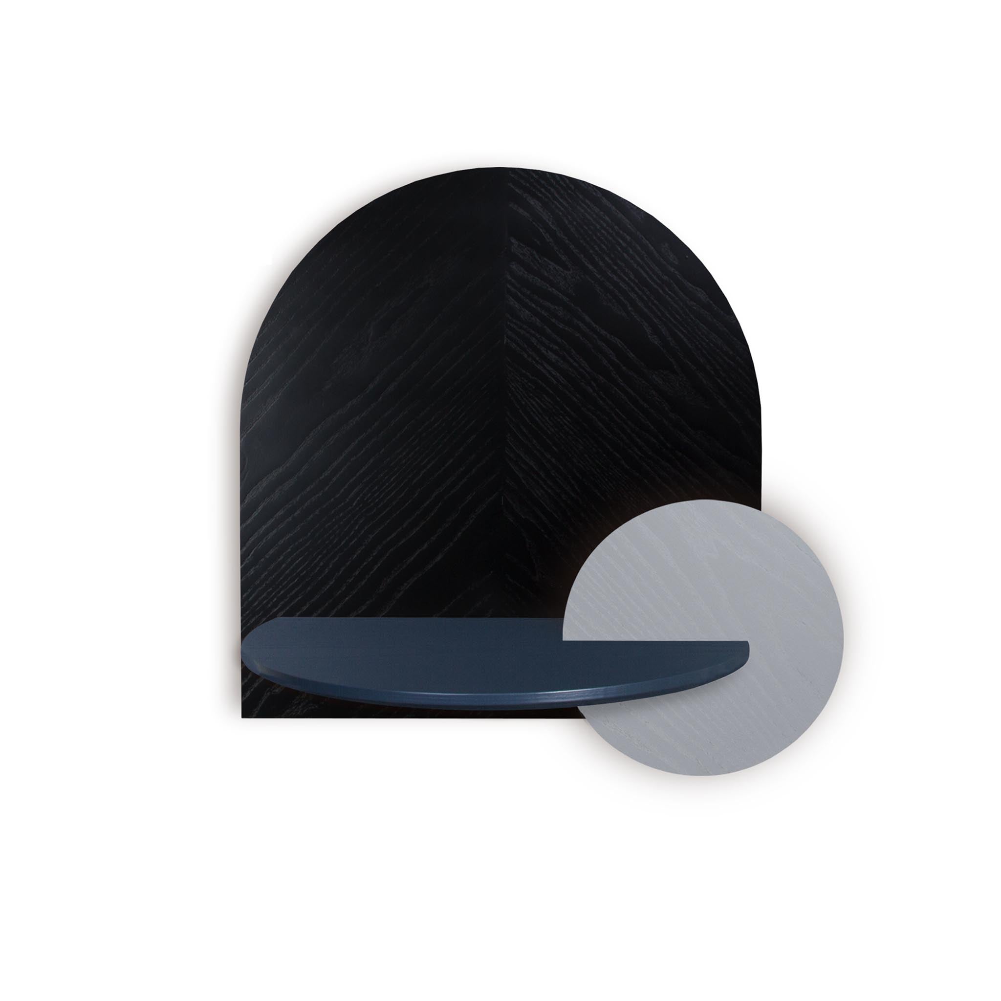 Alba Floating Nightstand DUO · Black herringbone