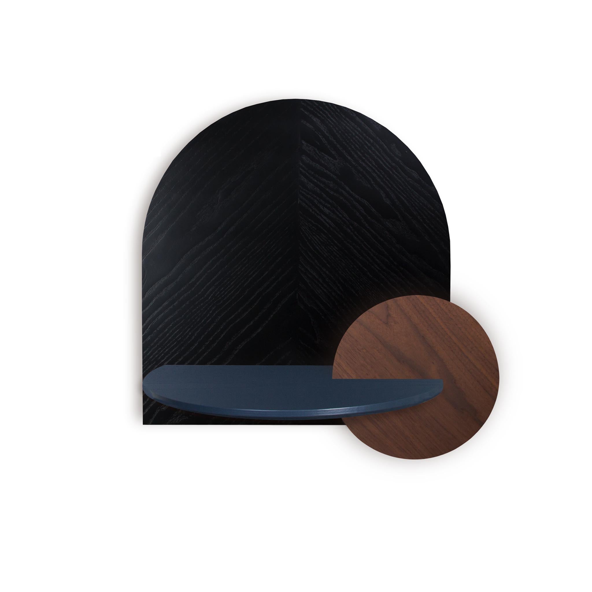 Alba Floating Nightstand DUO · Black herringbone