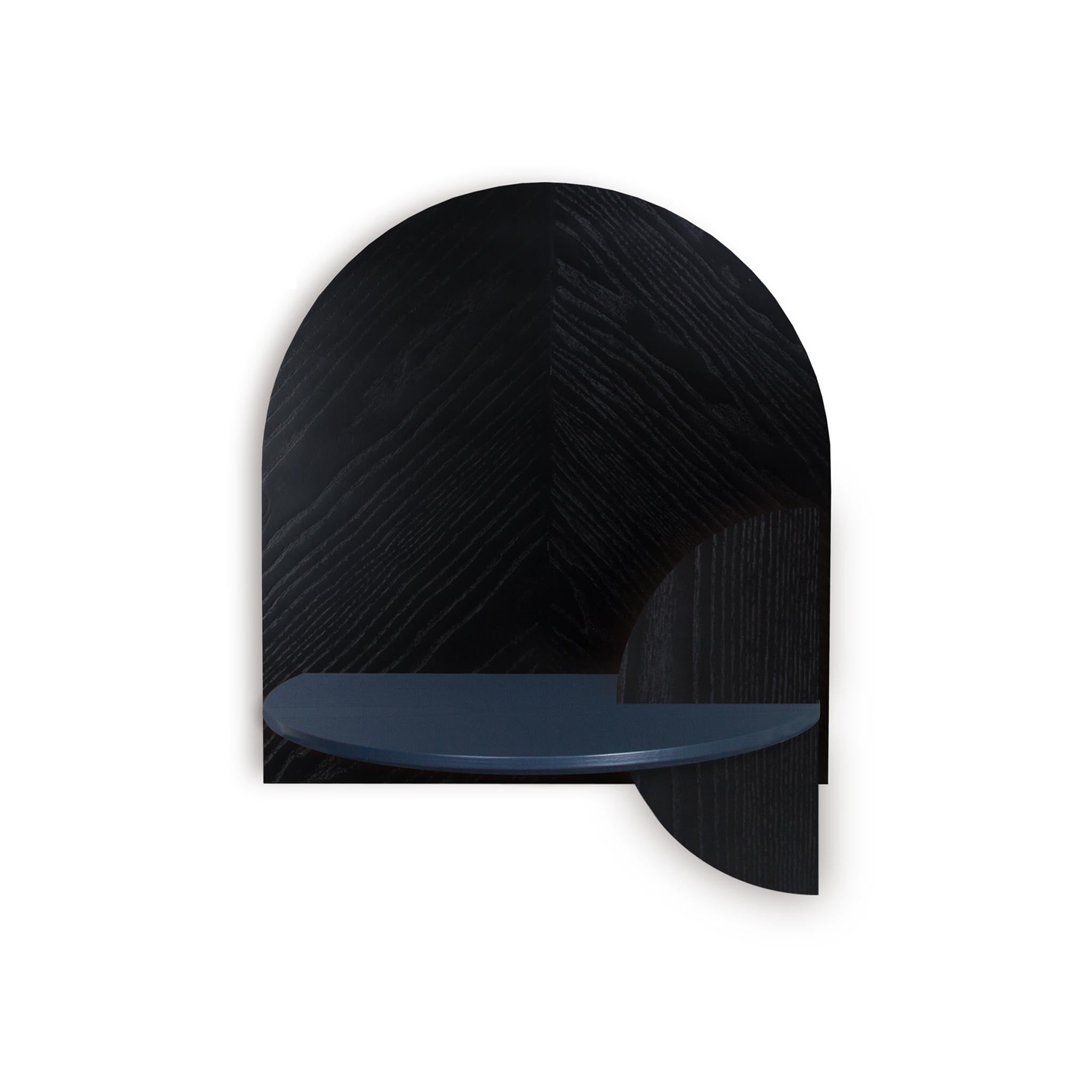 Alba Floating Nightstand DUO · Black herringbone