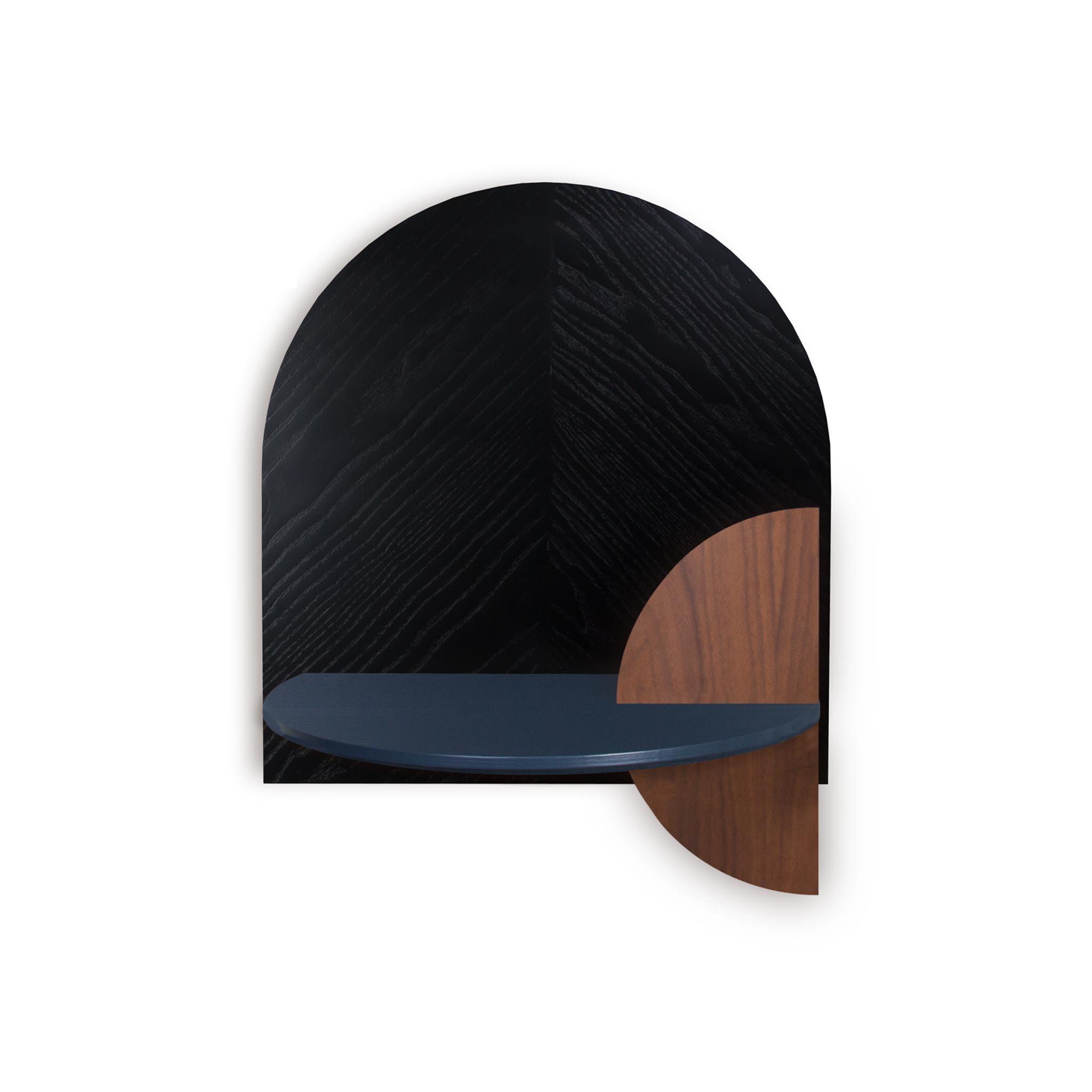 Alba Floating Nightstand DUO · Black herringbone