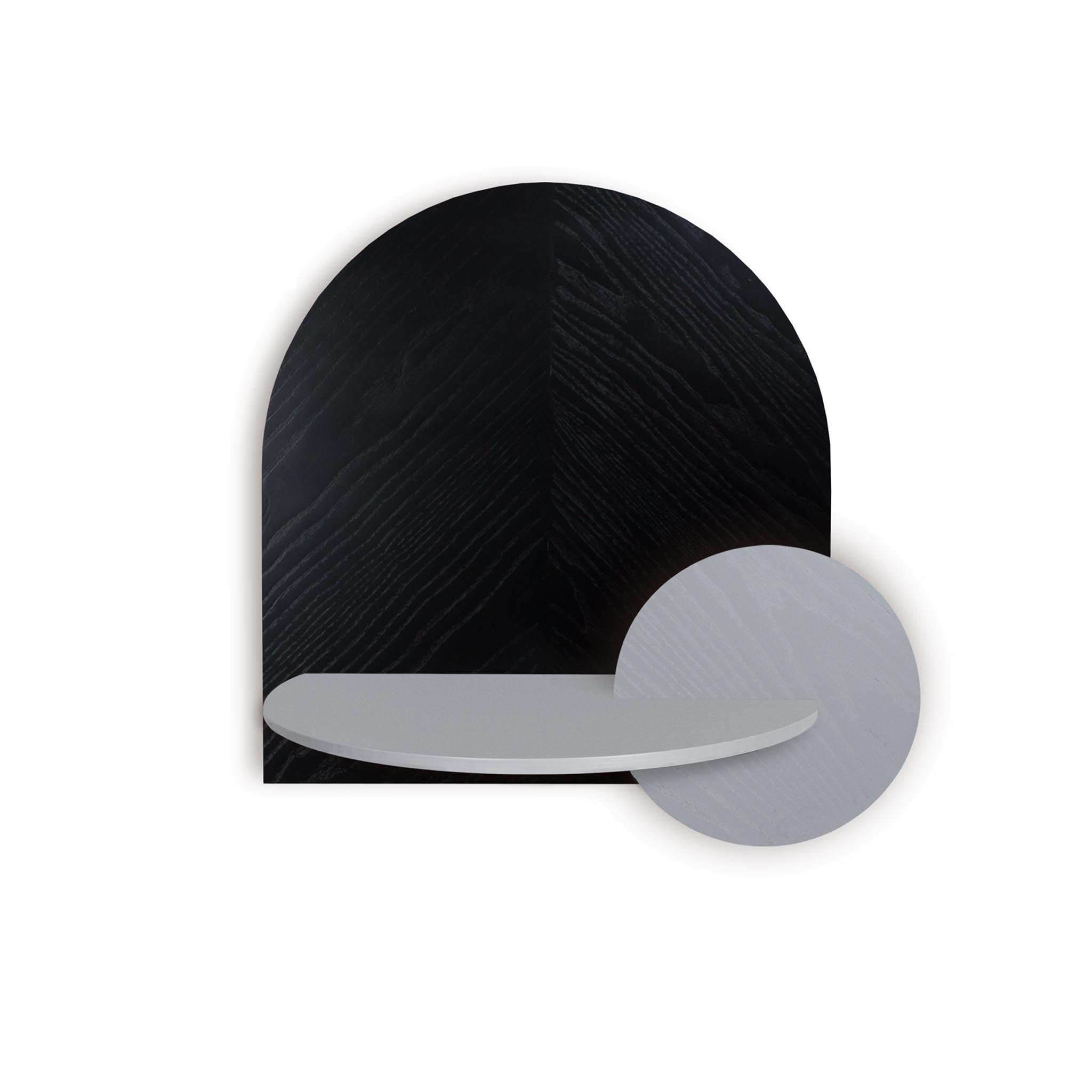 Alba Floating Nightstand DUO · Black herringbone