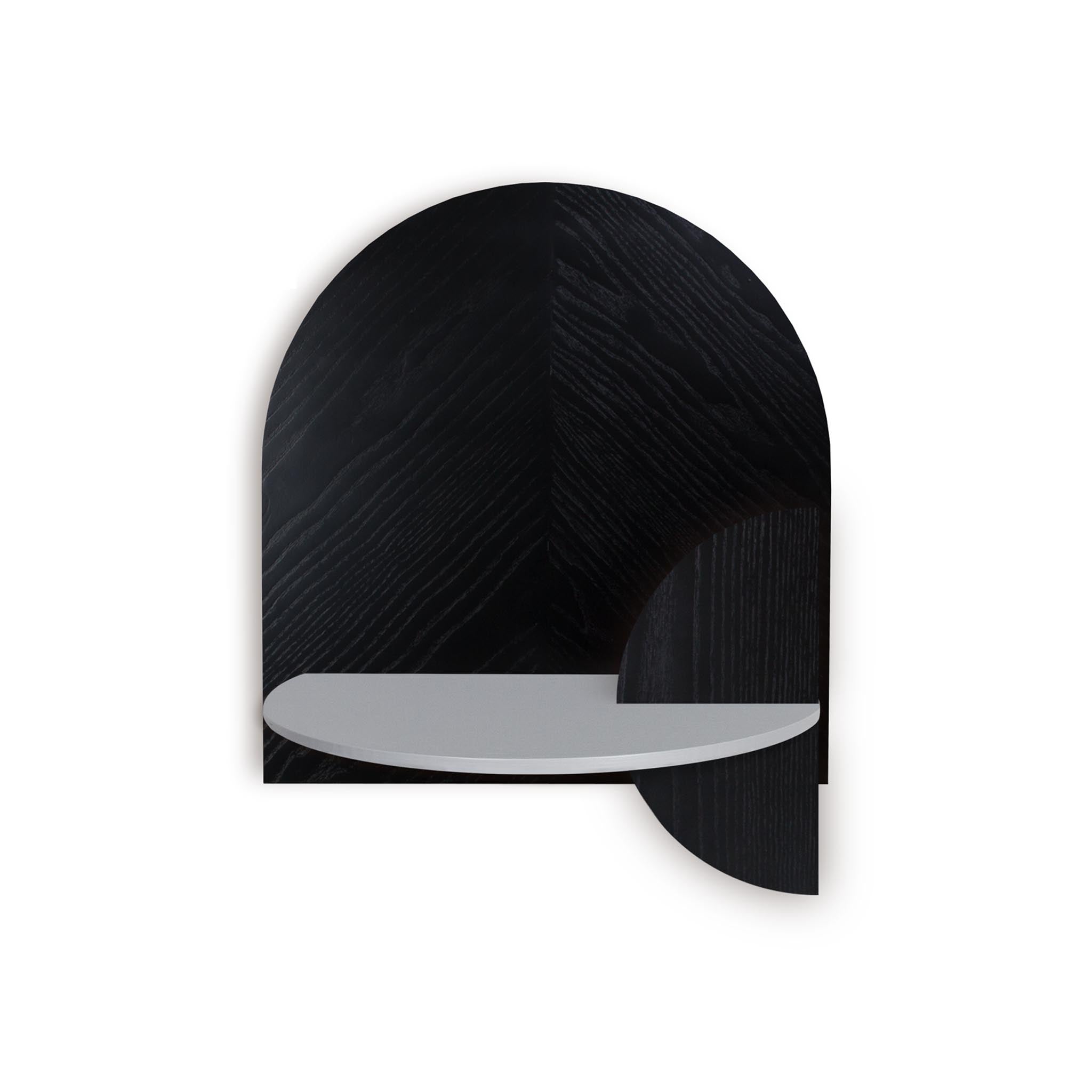 Alba Floating Nightstand DUO · Black herringbone