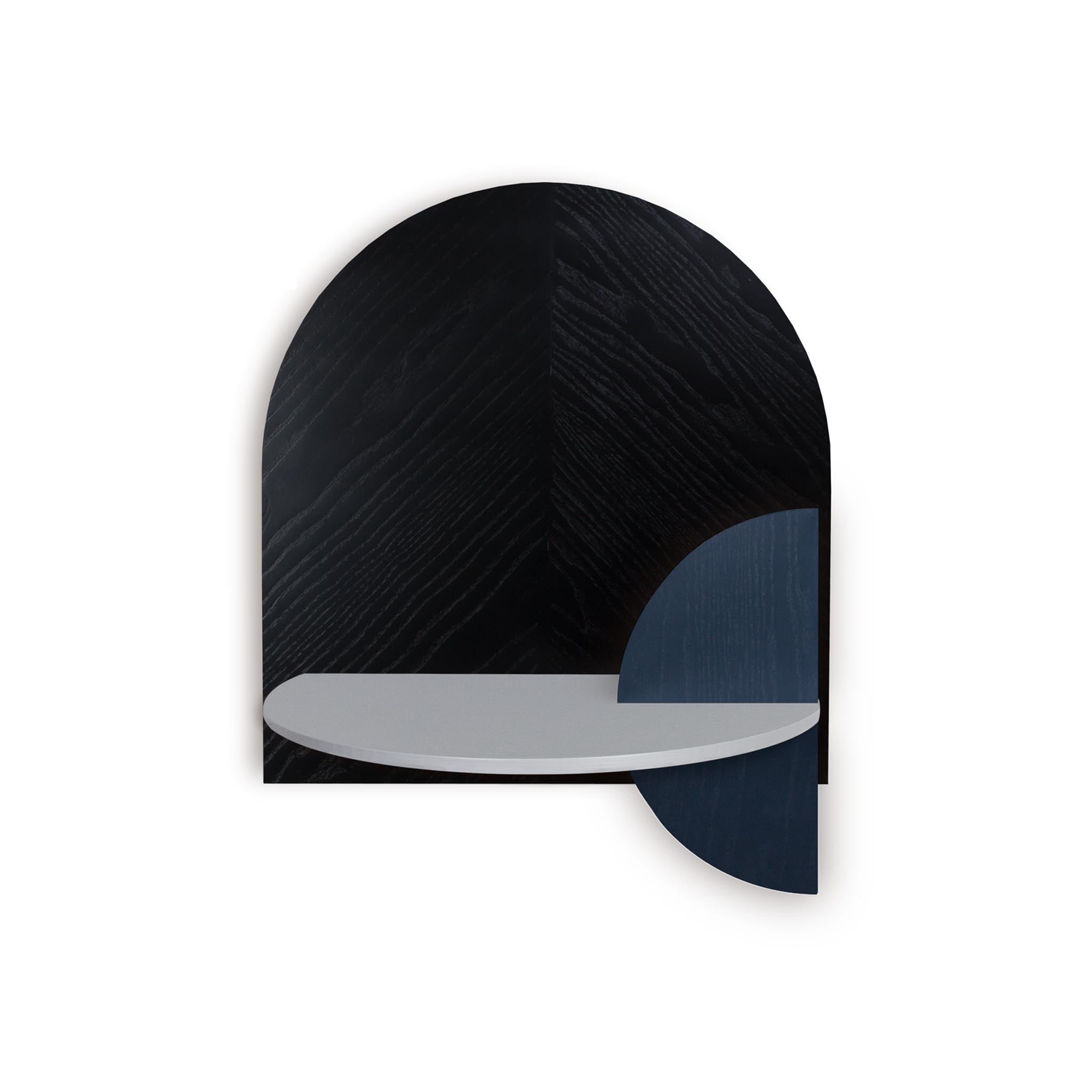 Alba Floating Nightstand DUO · Black herringbone