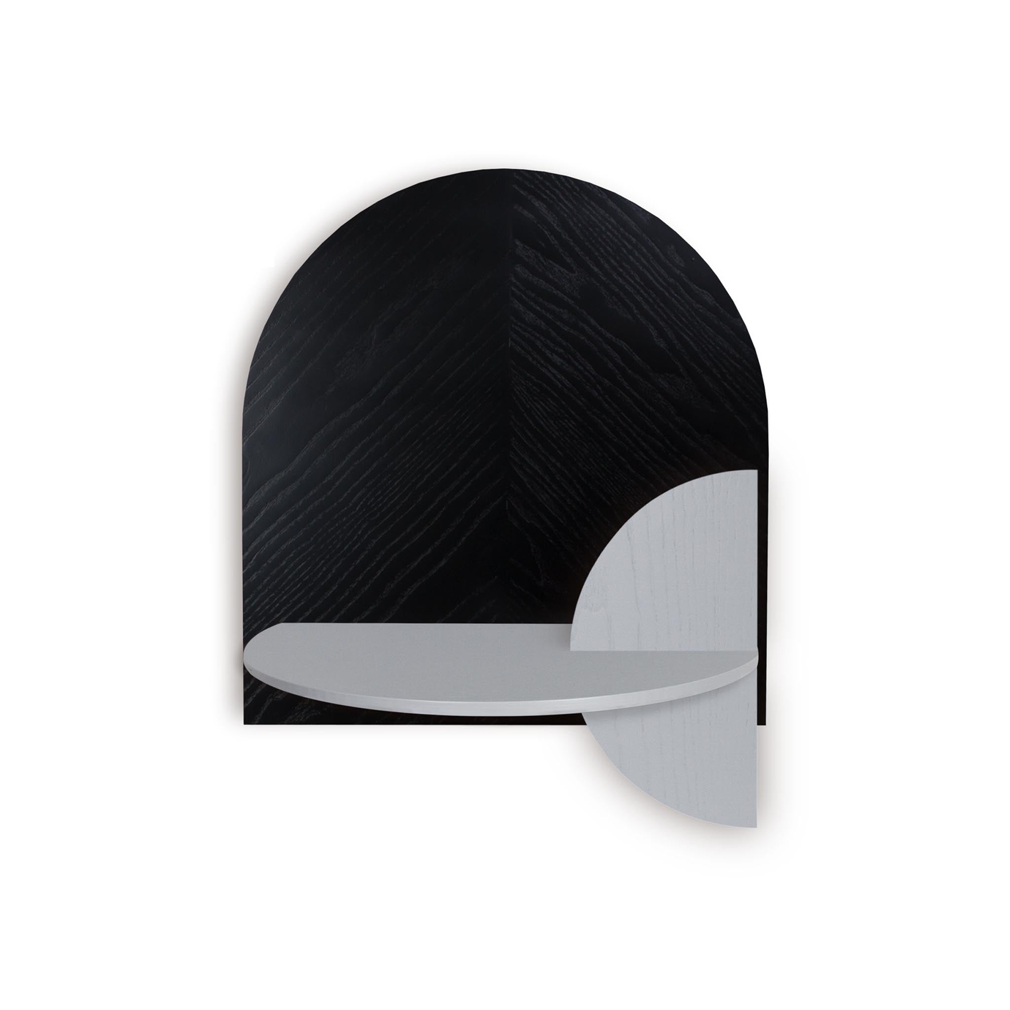 Alba Floating Nightstand DUO · Black herringbone