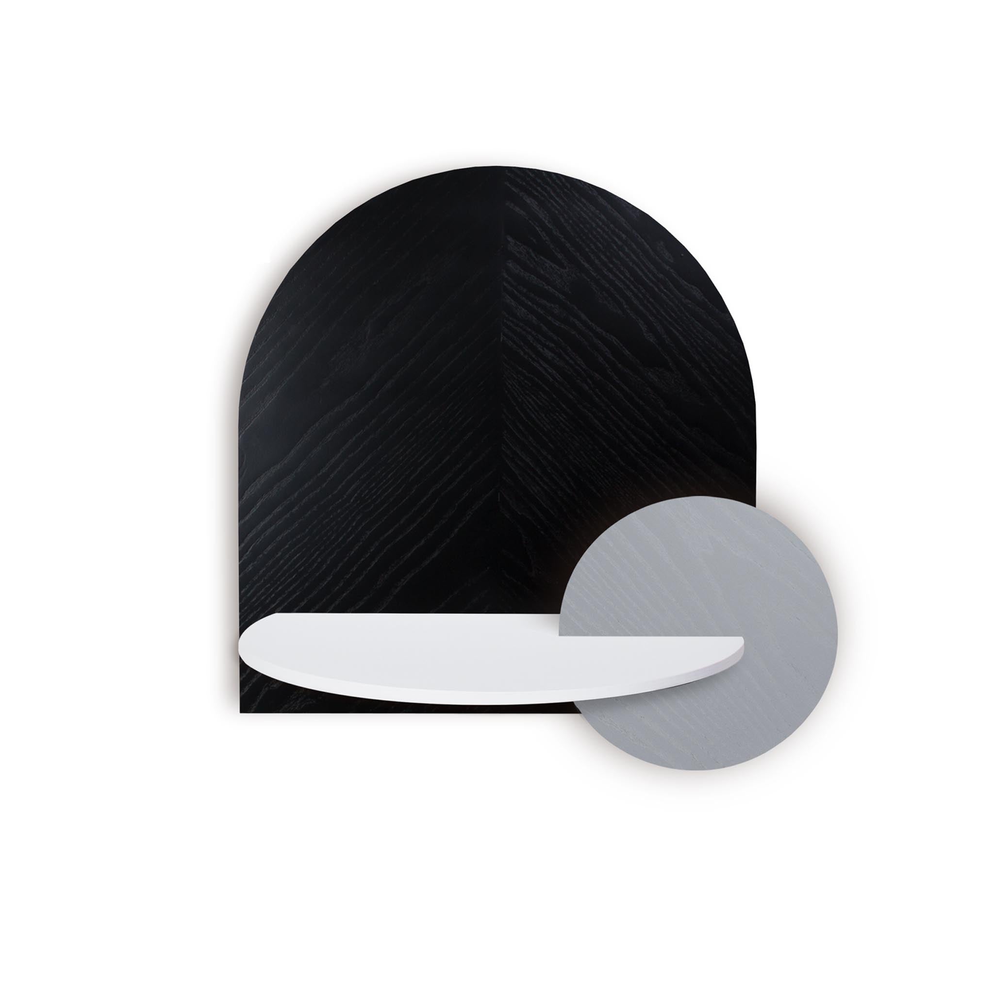 Alba Floating Nightstand DUO · Black herringbone