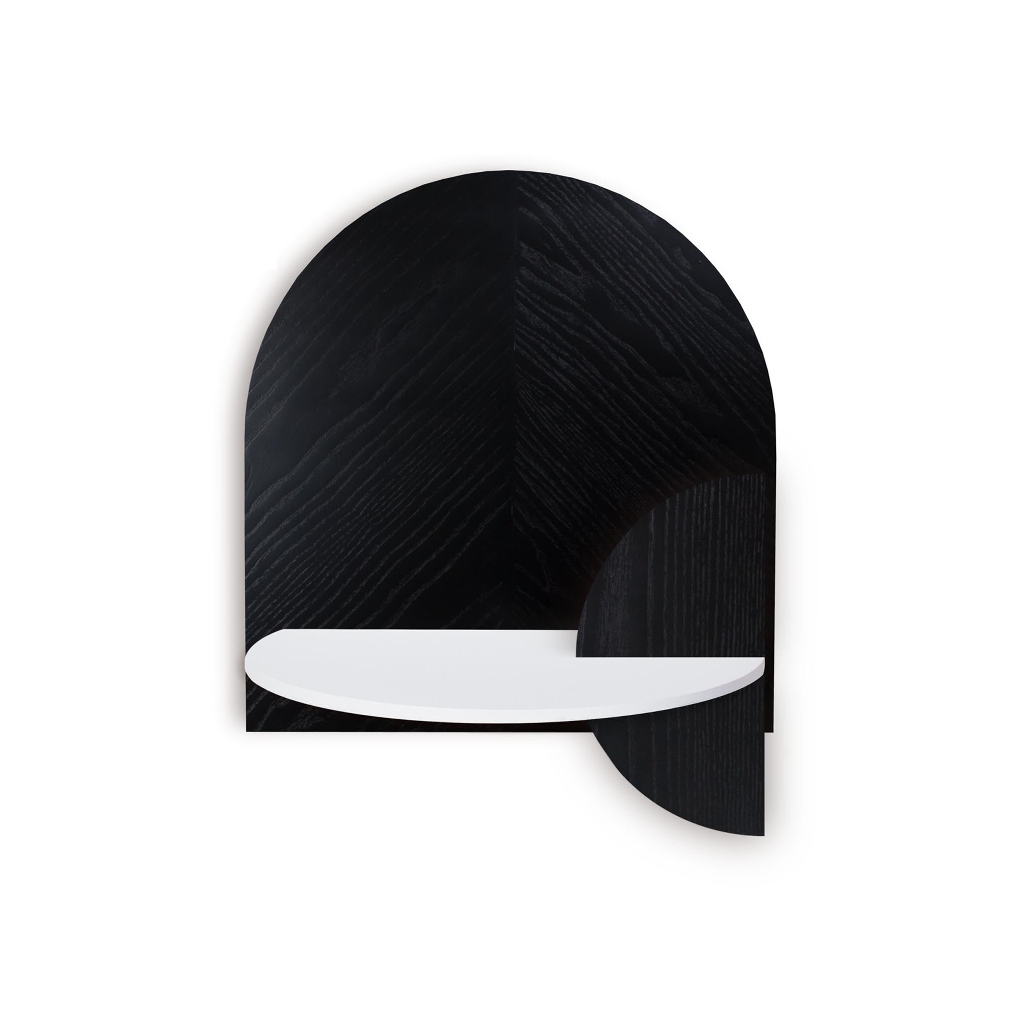 Alba Floating Nightstand DUO · Black herringbone