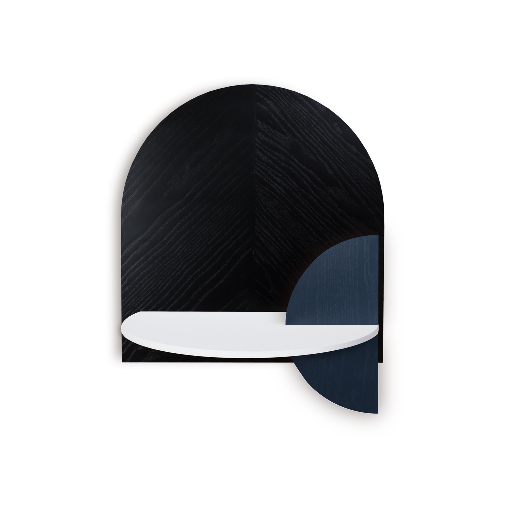 Alba Floating Nightstand DUO · Black herringbone