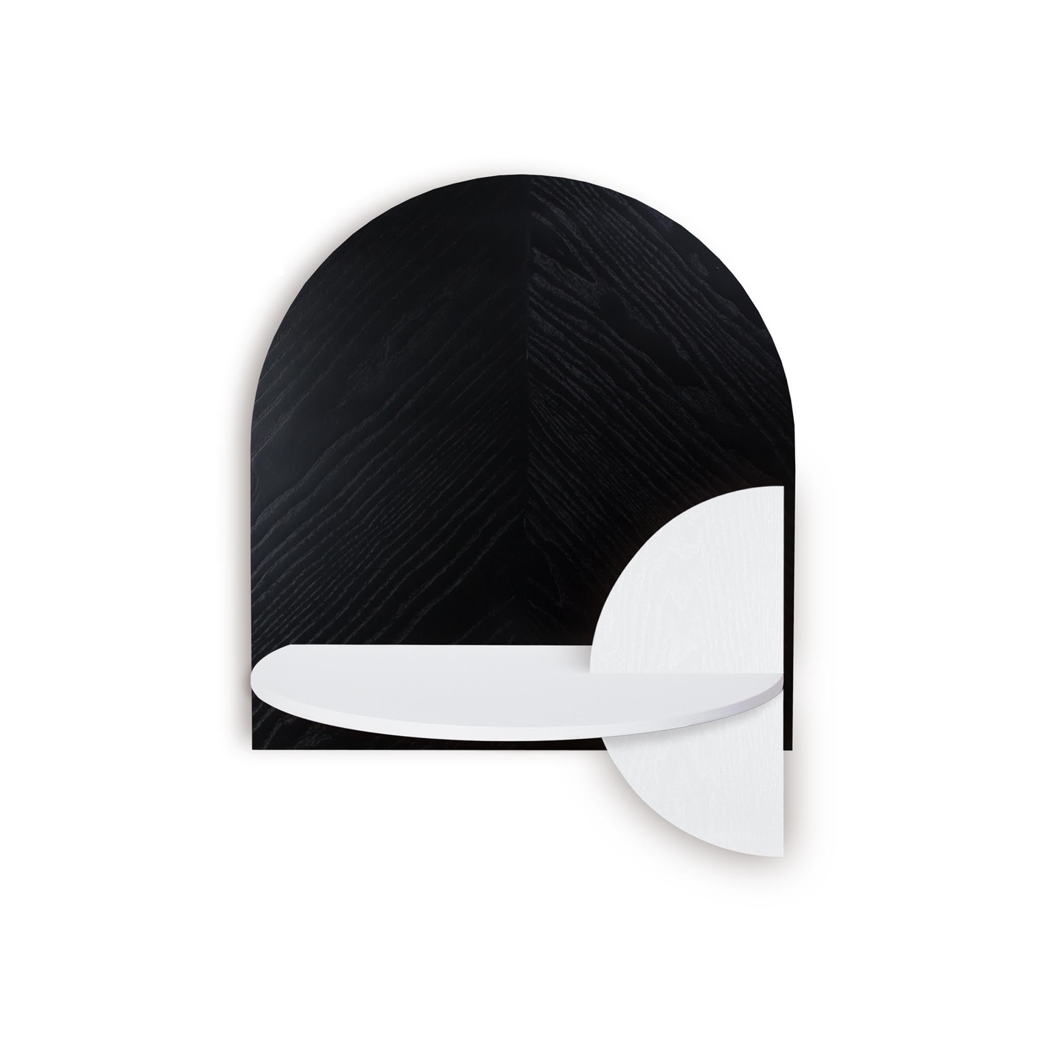 Alba Floating Nightstand DUO · Black herringbone