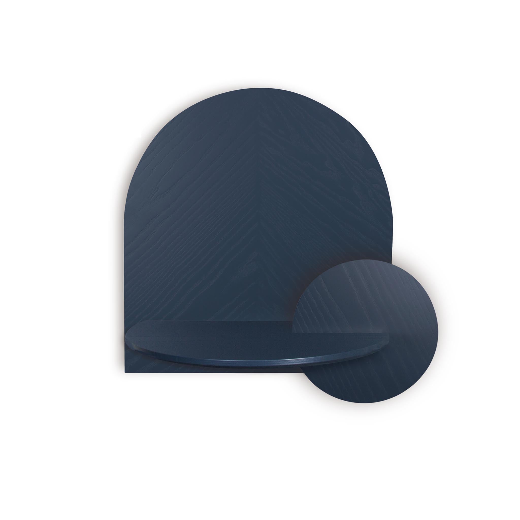 Alba Floating Nightstand DUO · Blue herringbone