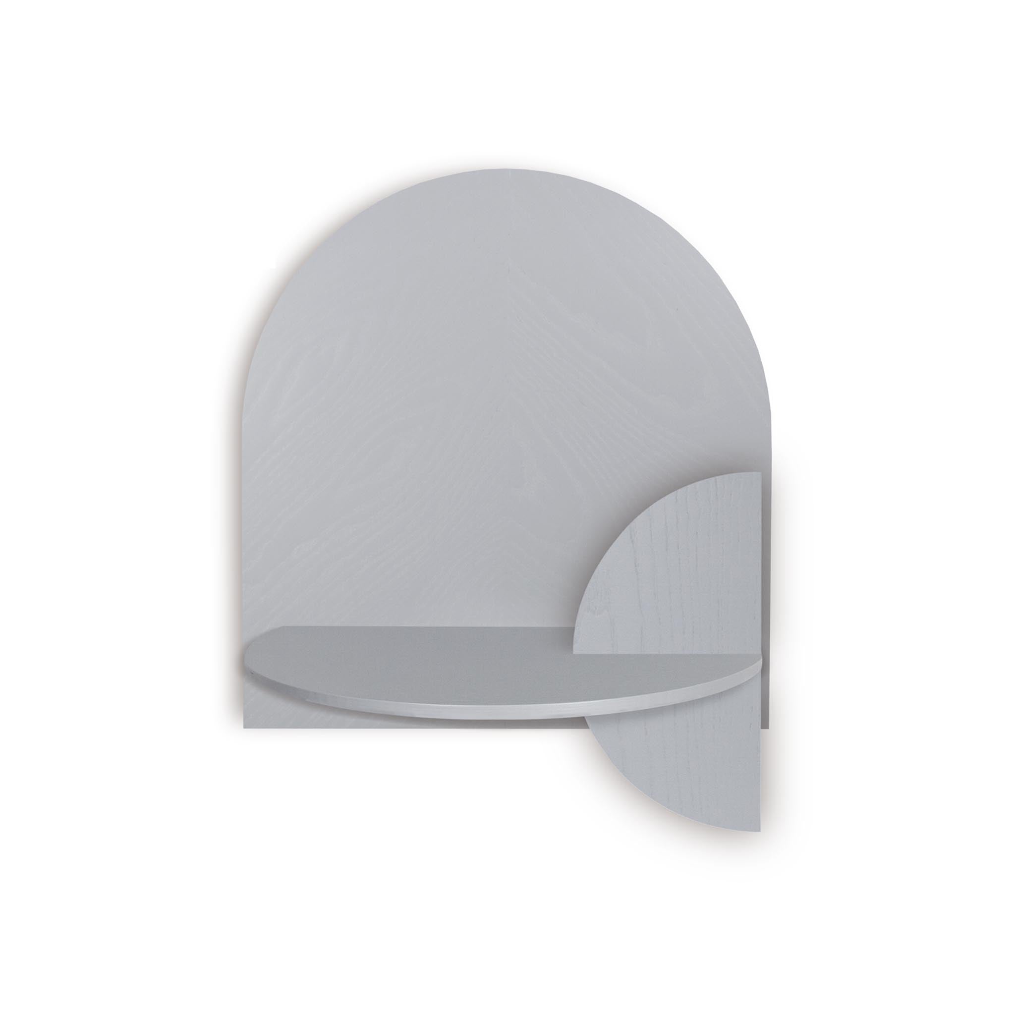 Alba Floating Nightstand DUO · Grey herringbone