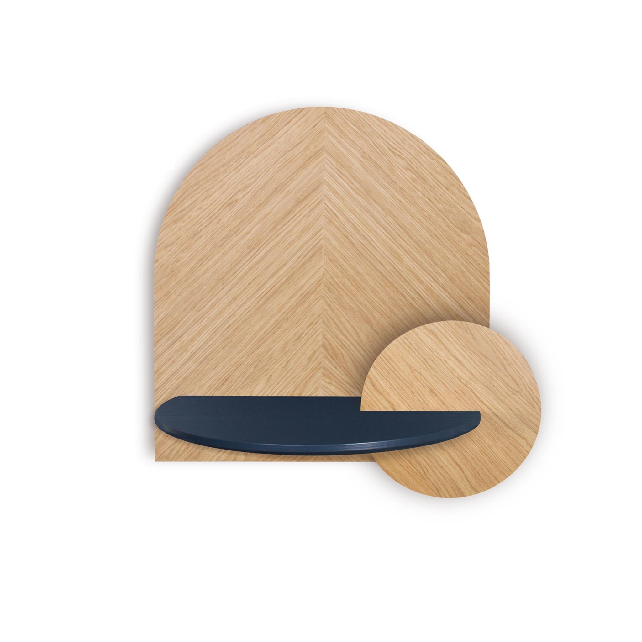 Alba Floating Nightstand DUO · Oak herringbone