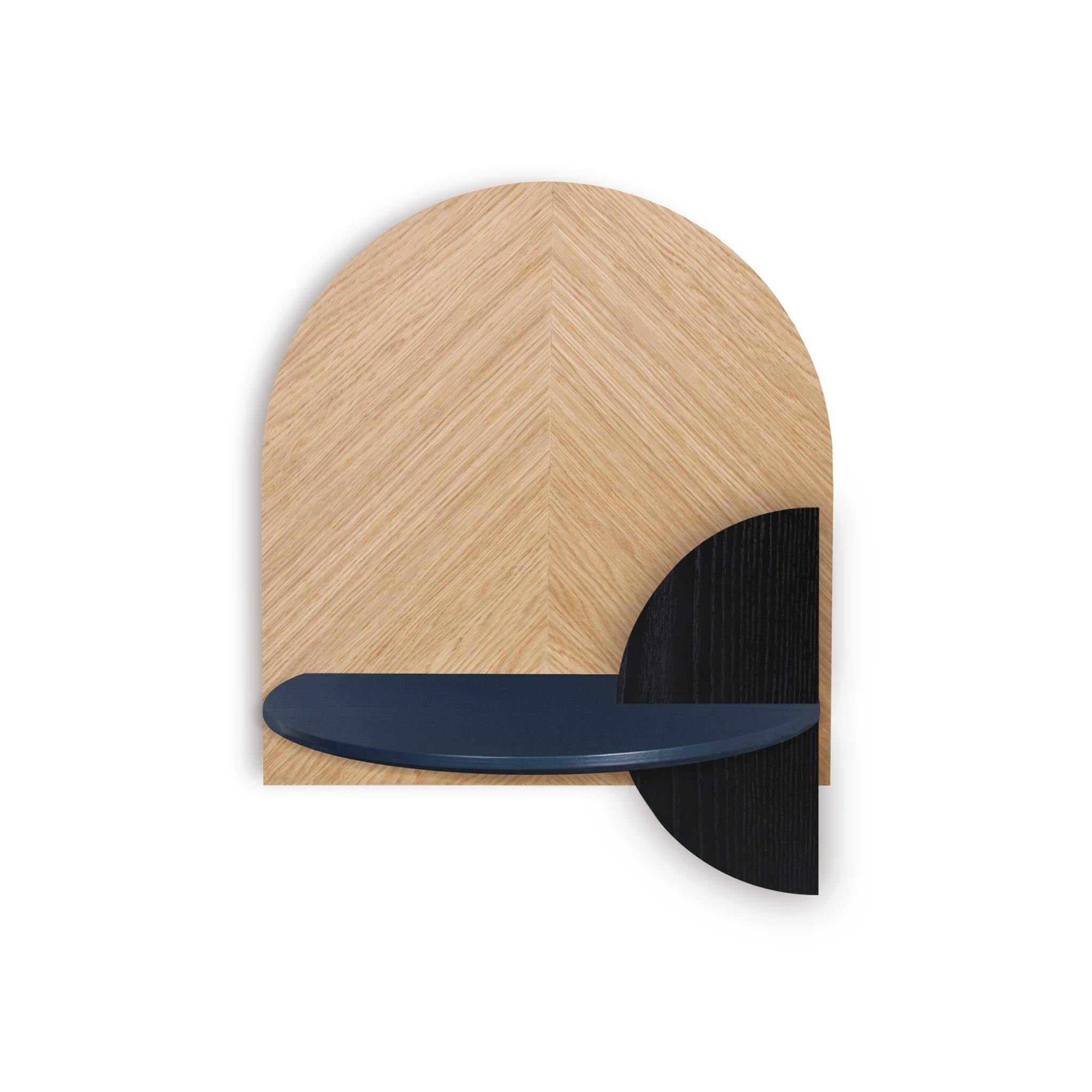 Alba Floating Nightstand DUO · Oak herringbone