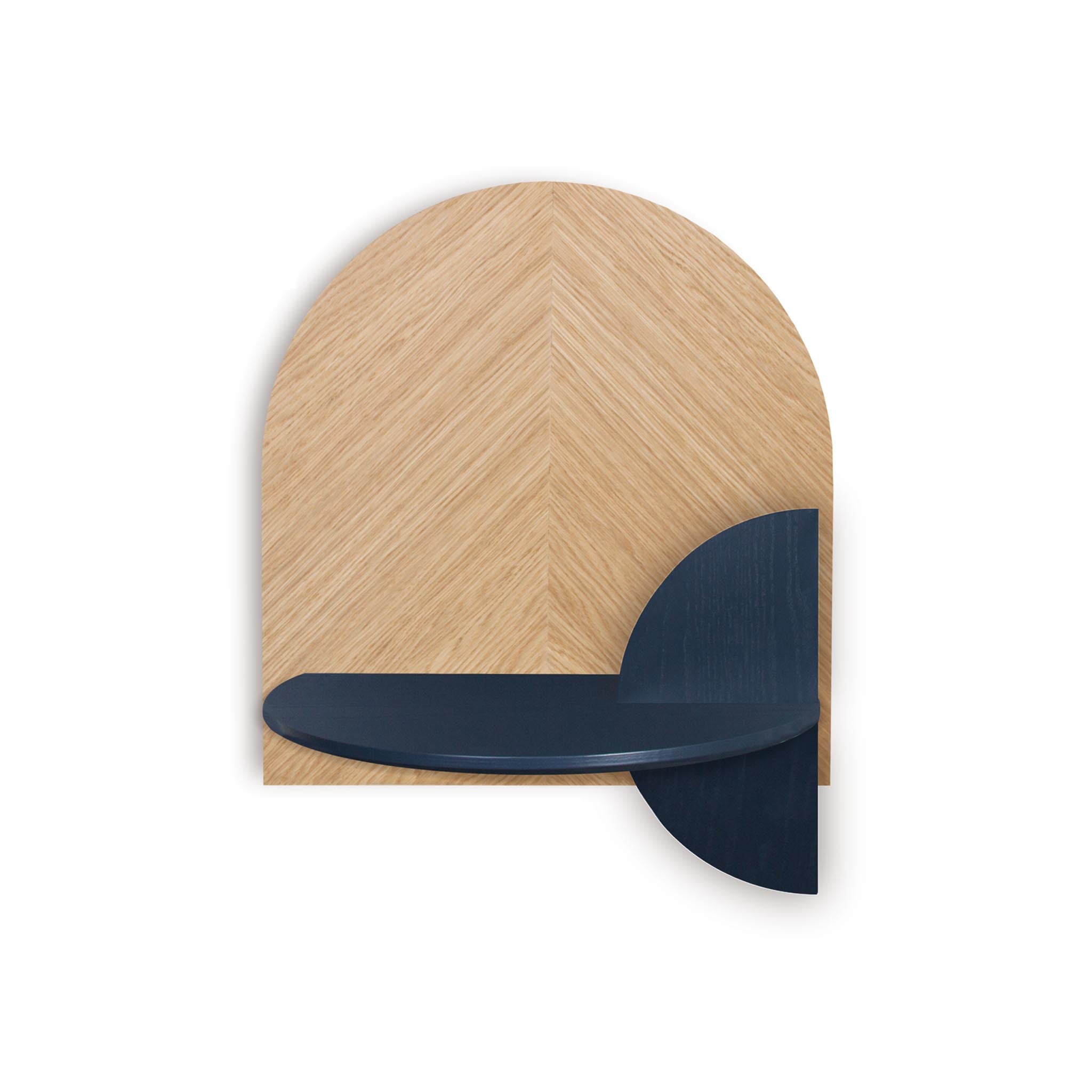 Alba Floating Nightstand DUO · Oak herringbone