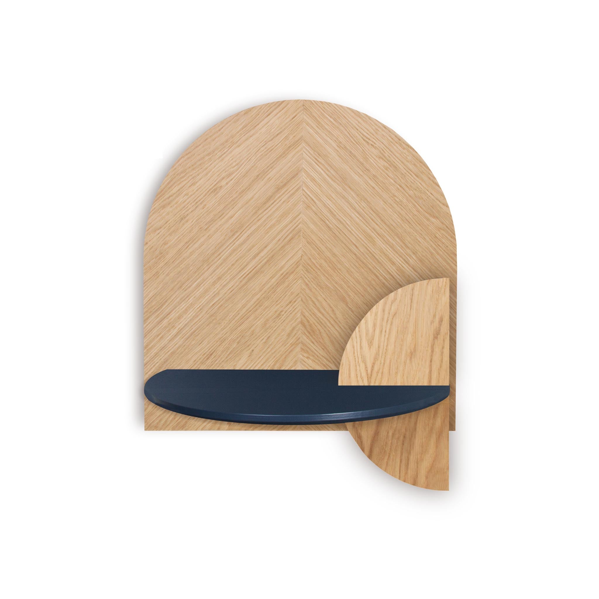 Alba Floating Nightstand DUO · Oak herringbone