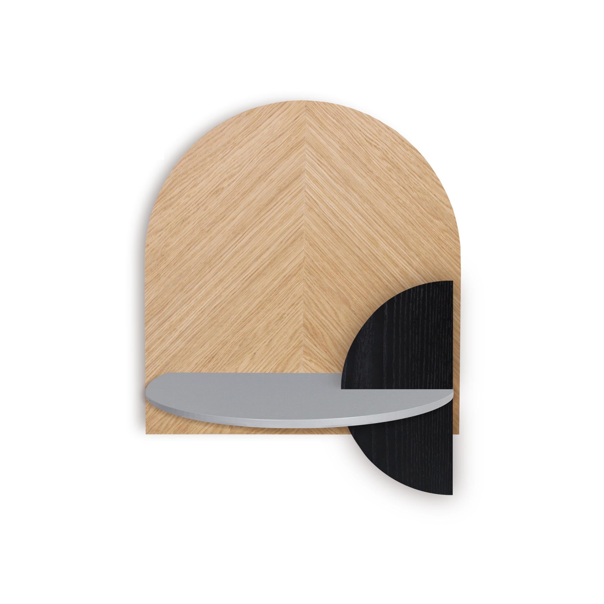 Alba Floating Nightstand DUO · Oak herringbone