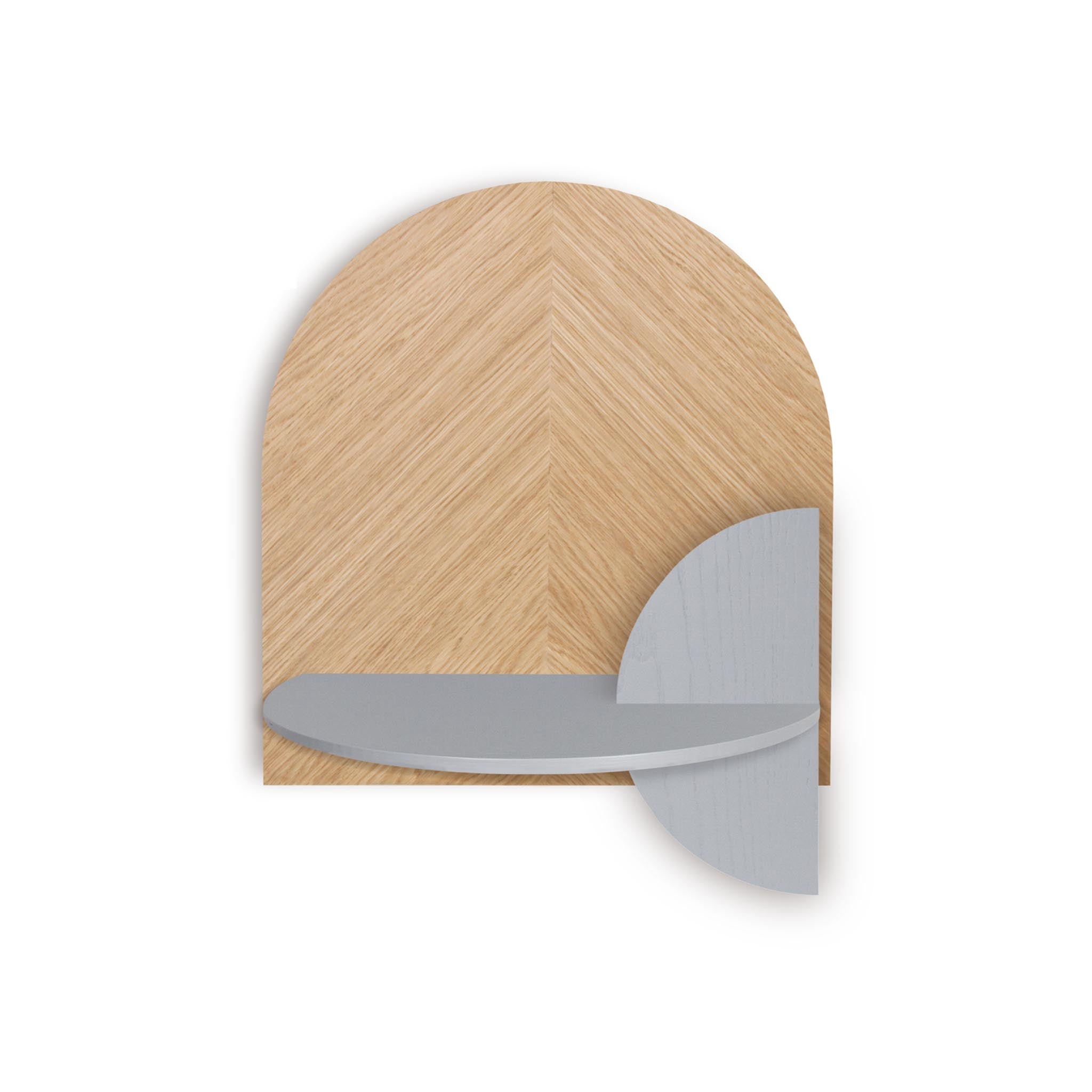 Alba Floating Nightstand DUO · Oak herringbone