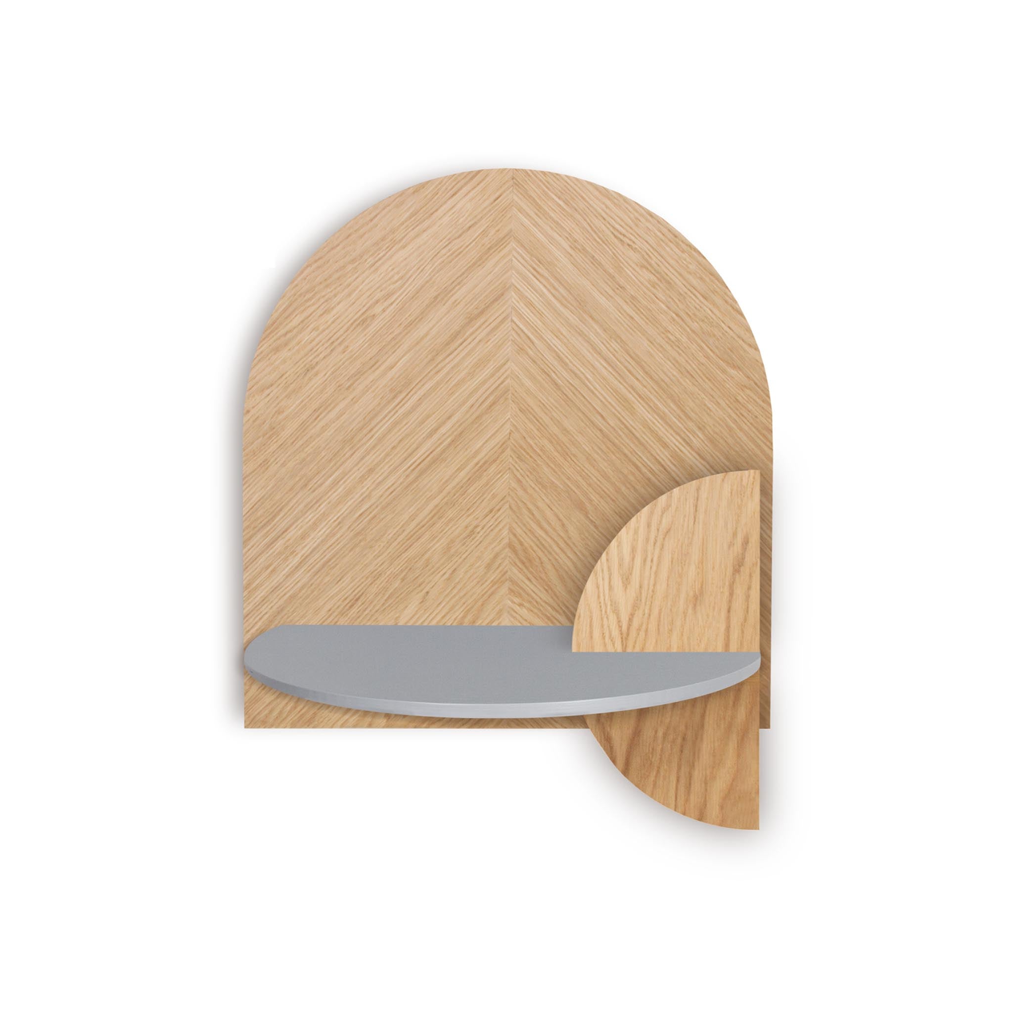 Alba Floating Nightstand DUO · Oak herringbone