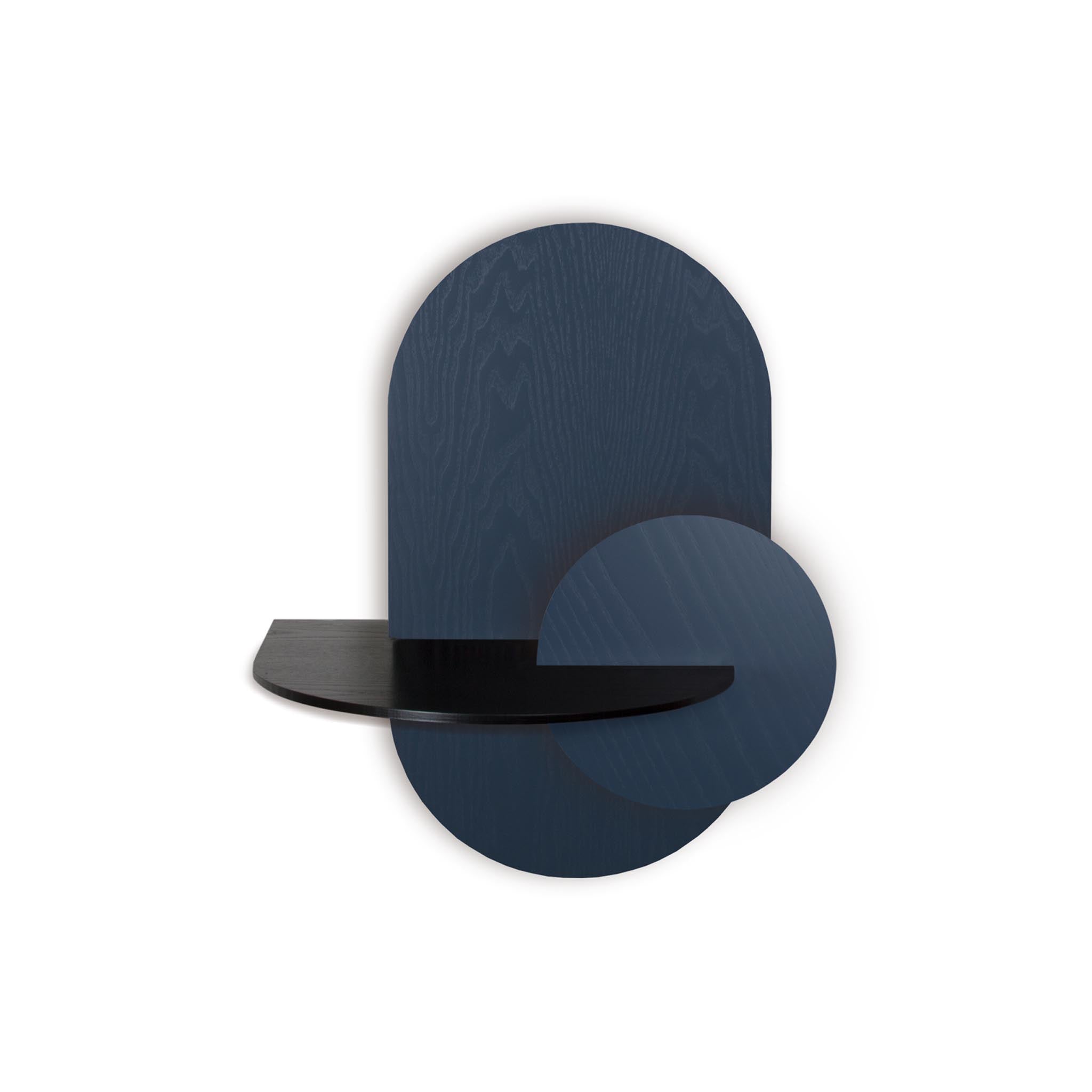 Alba Floating Nightstand DUO · Blue oval