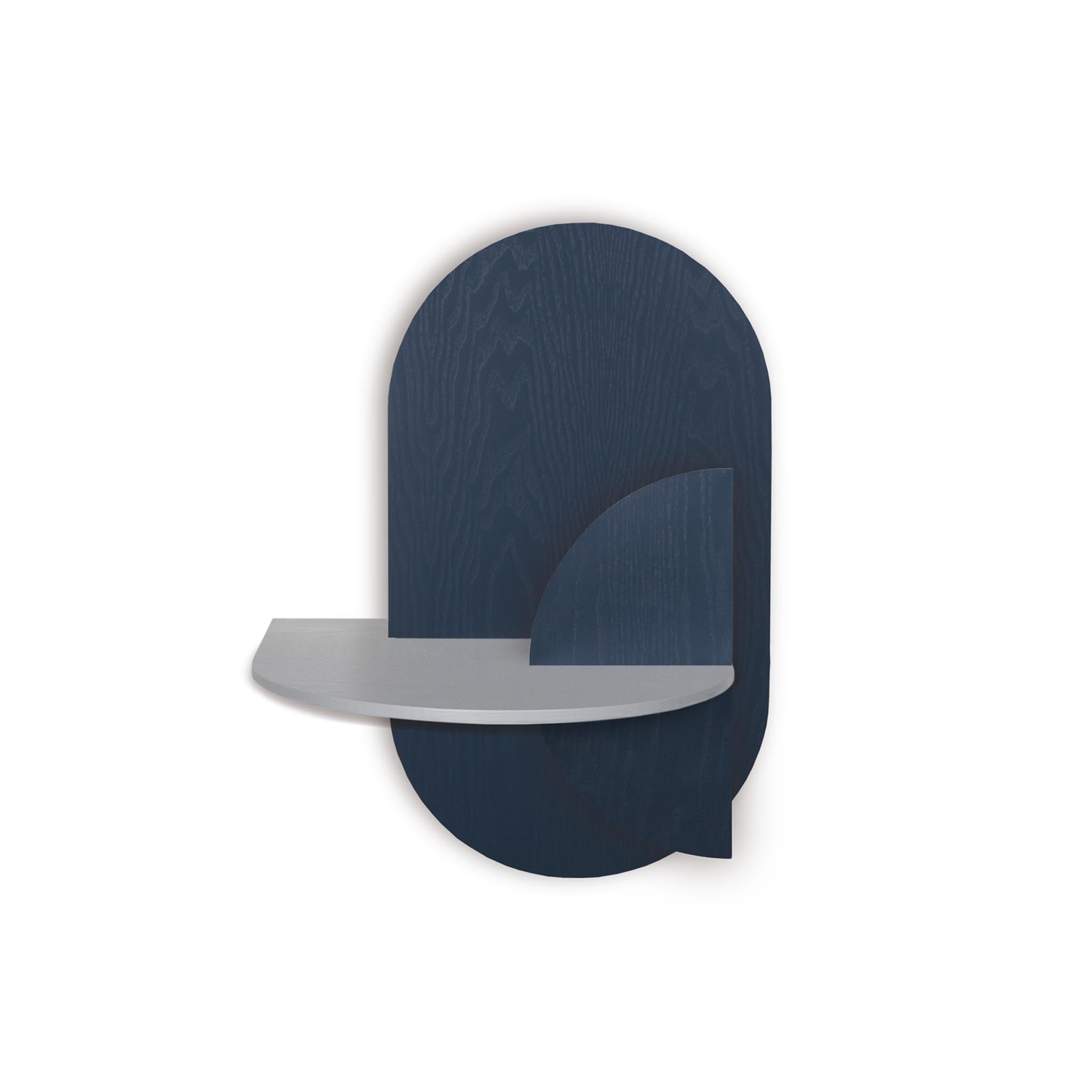 Alba Floating Nightstand DUO · Blue oval