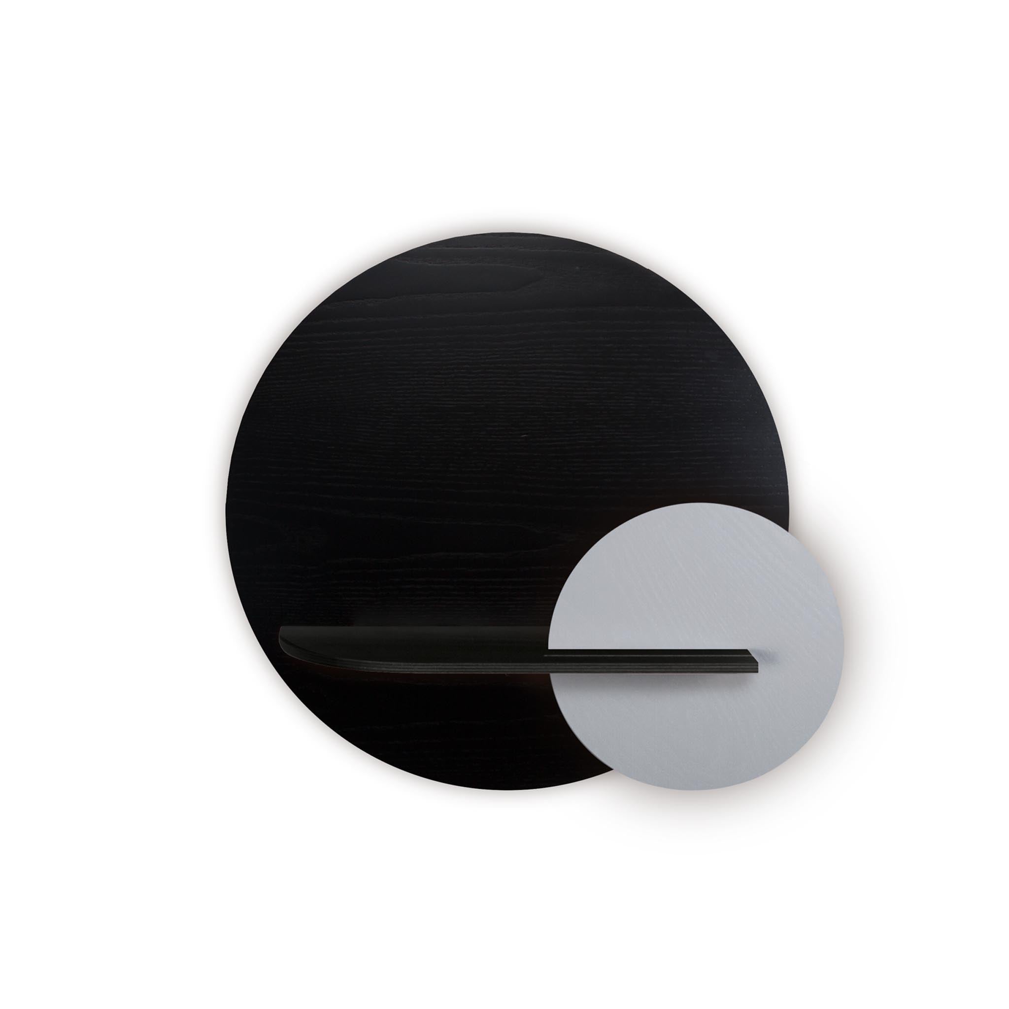 Étagère murale Alba DUO · Cercle noir
