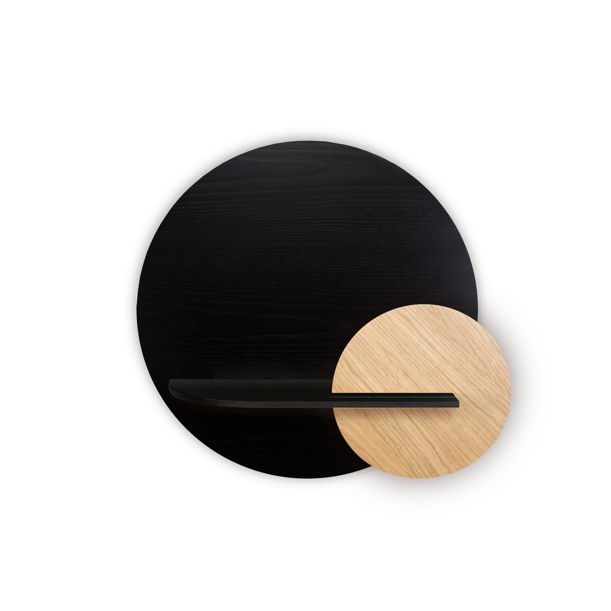 Étagère murale Alba DUO · Cercle noir