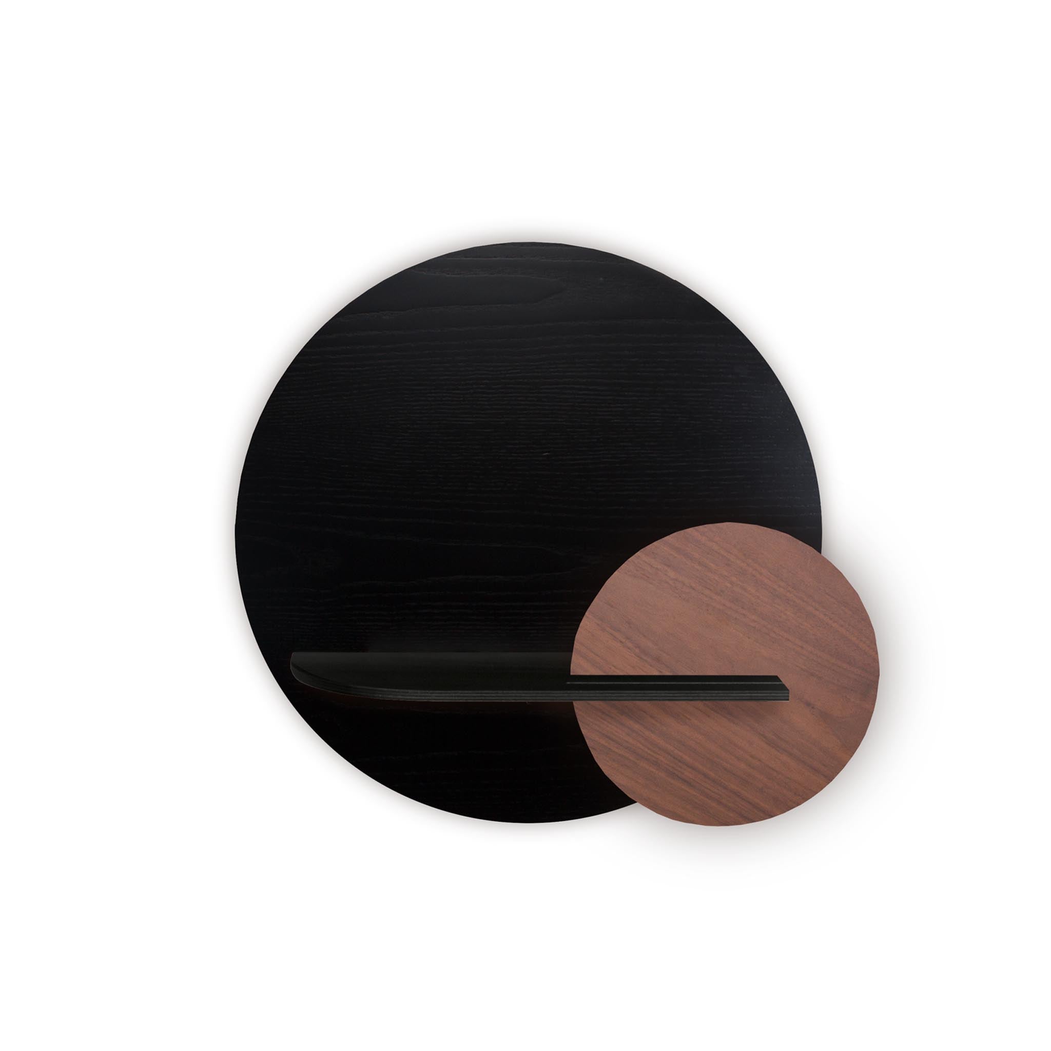 Étagère murale Alba DUO · Cercle noir