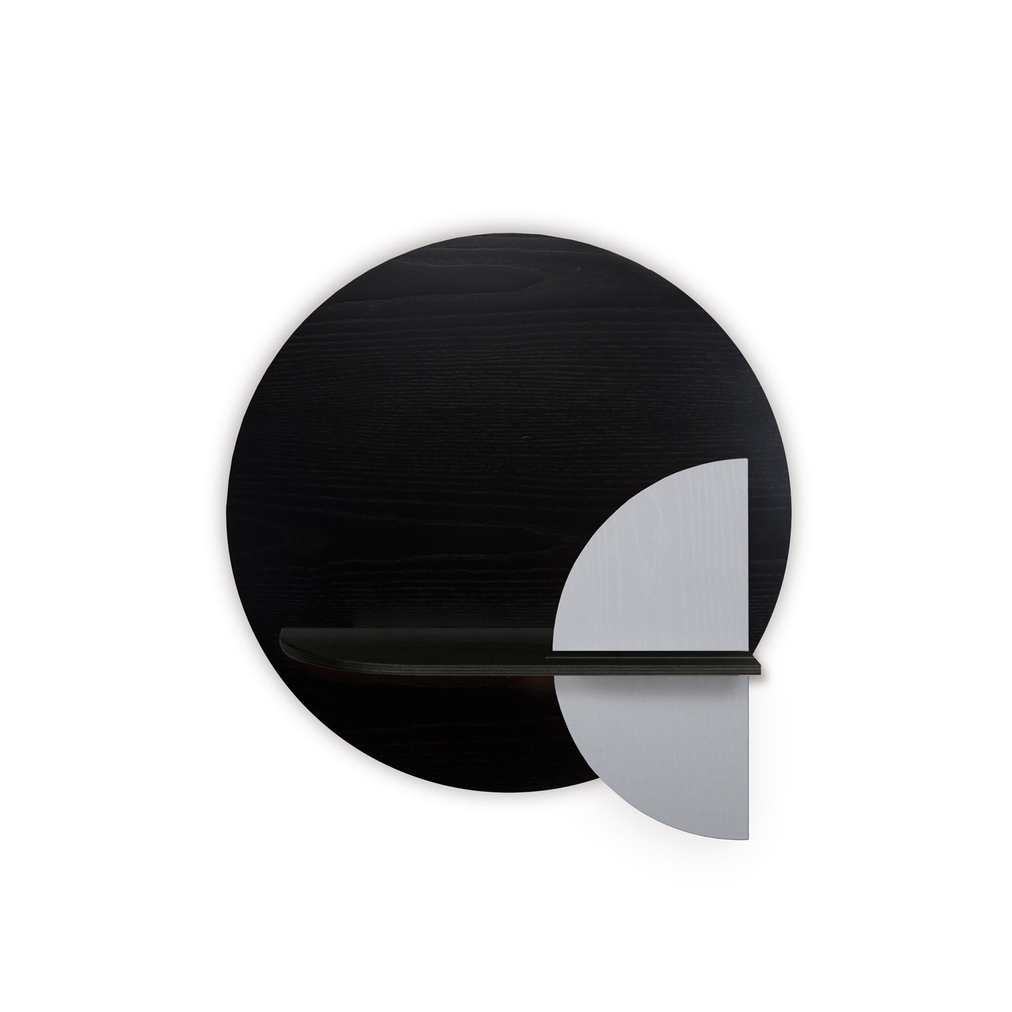 Étagère murale Alba DUO · Cercle noir