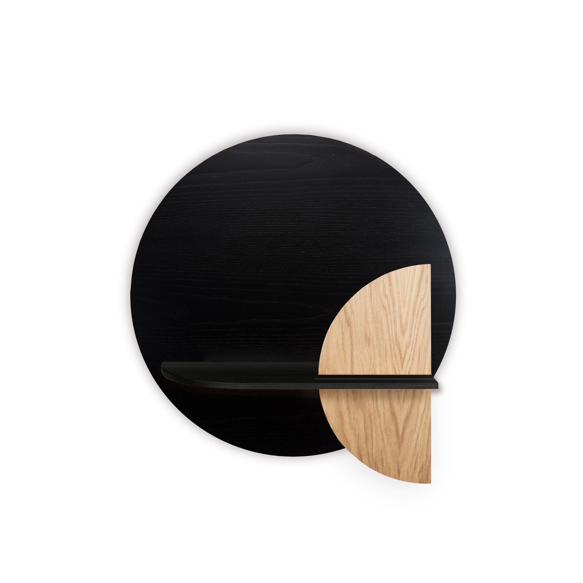 Étagère murale Alba DUO · Cercle noir