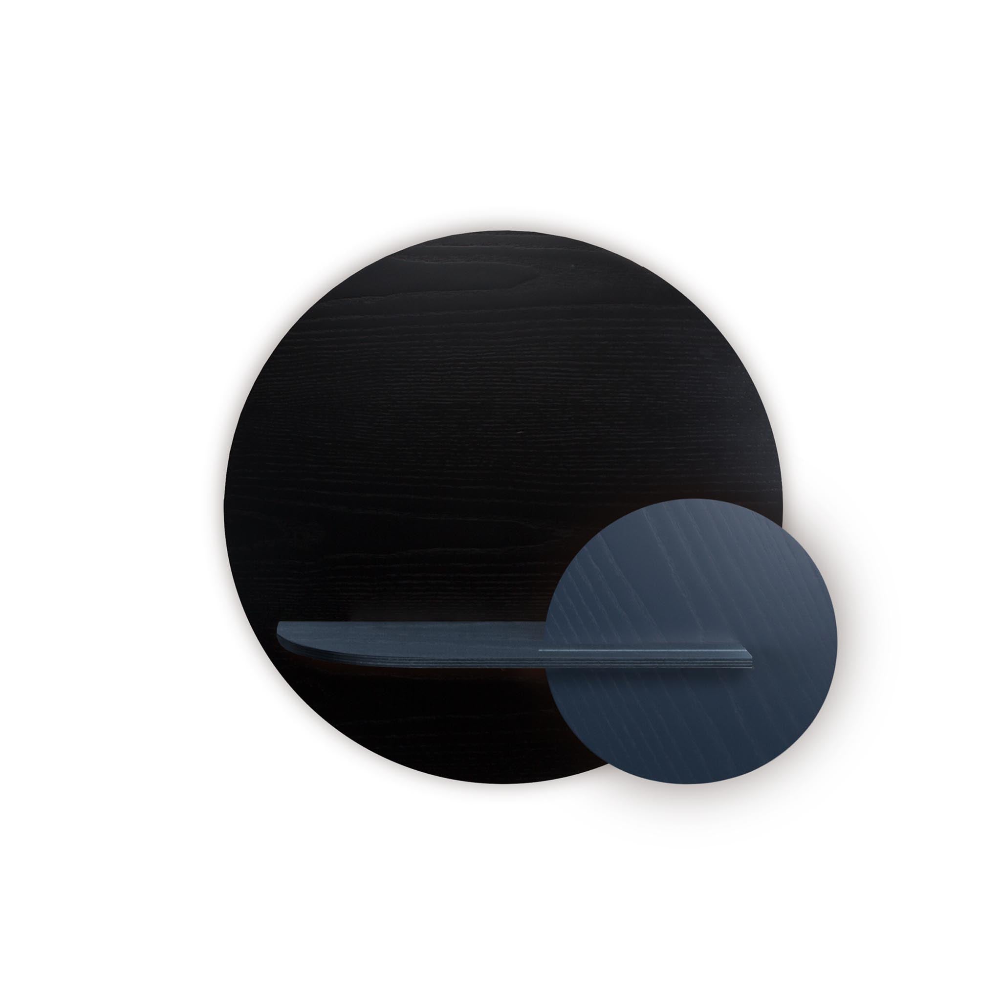 Étagère murale Alba DUO · Cercle noir