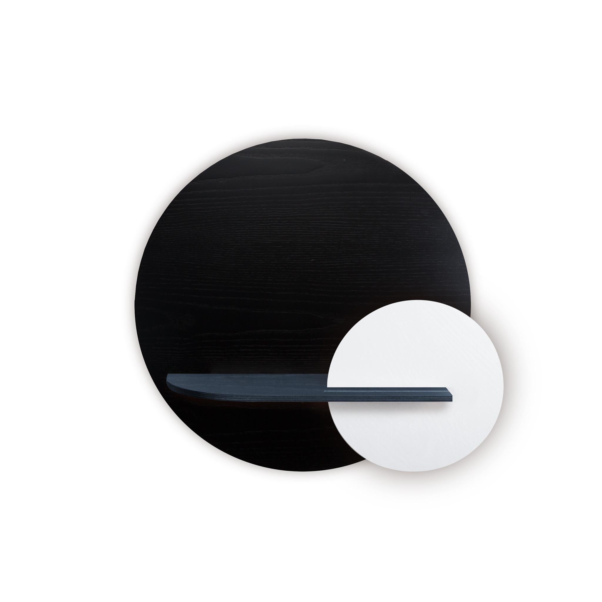 Étagère murale Alba DUO · Cercle noir