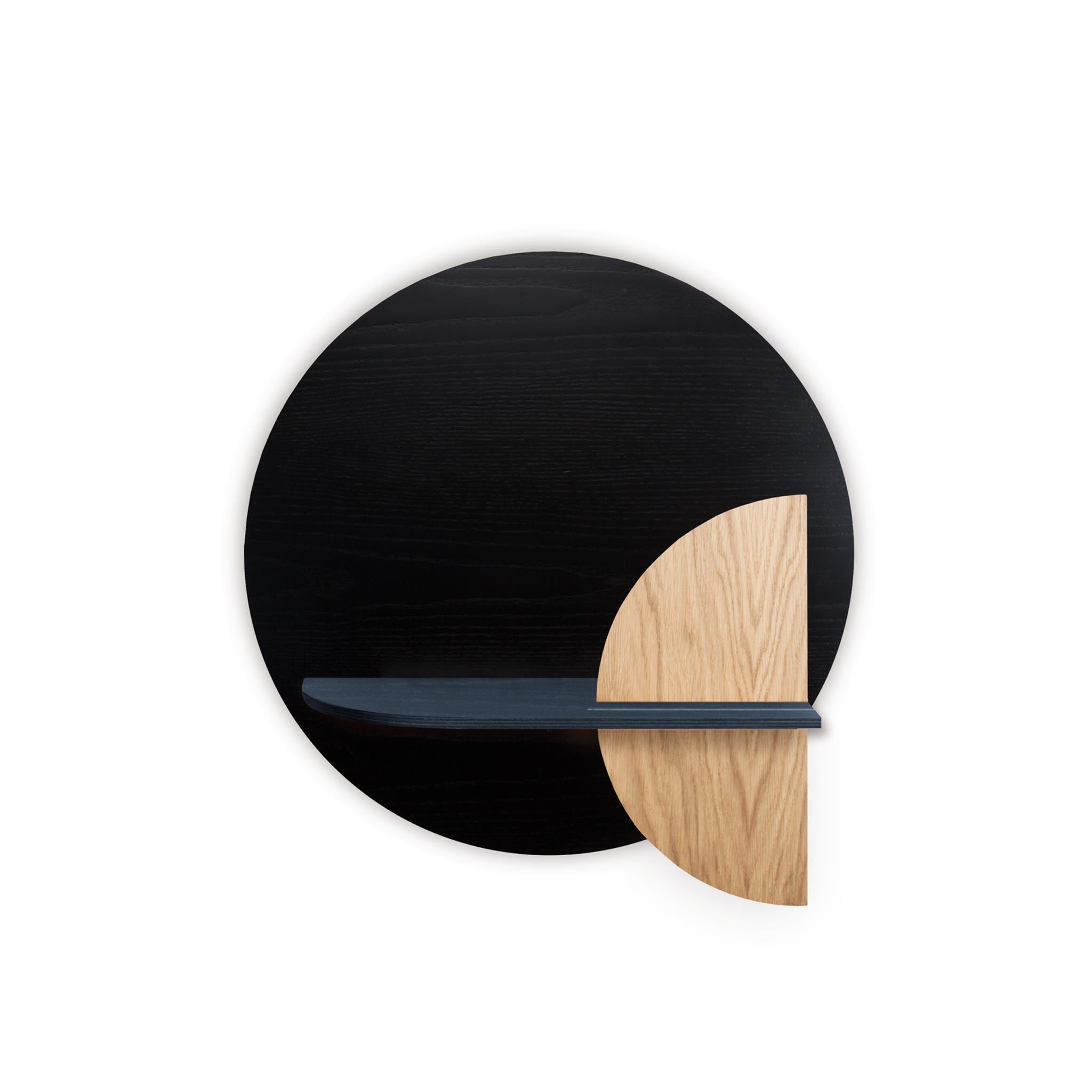 Étagère murale Alba DUO · Cercle noir