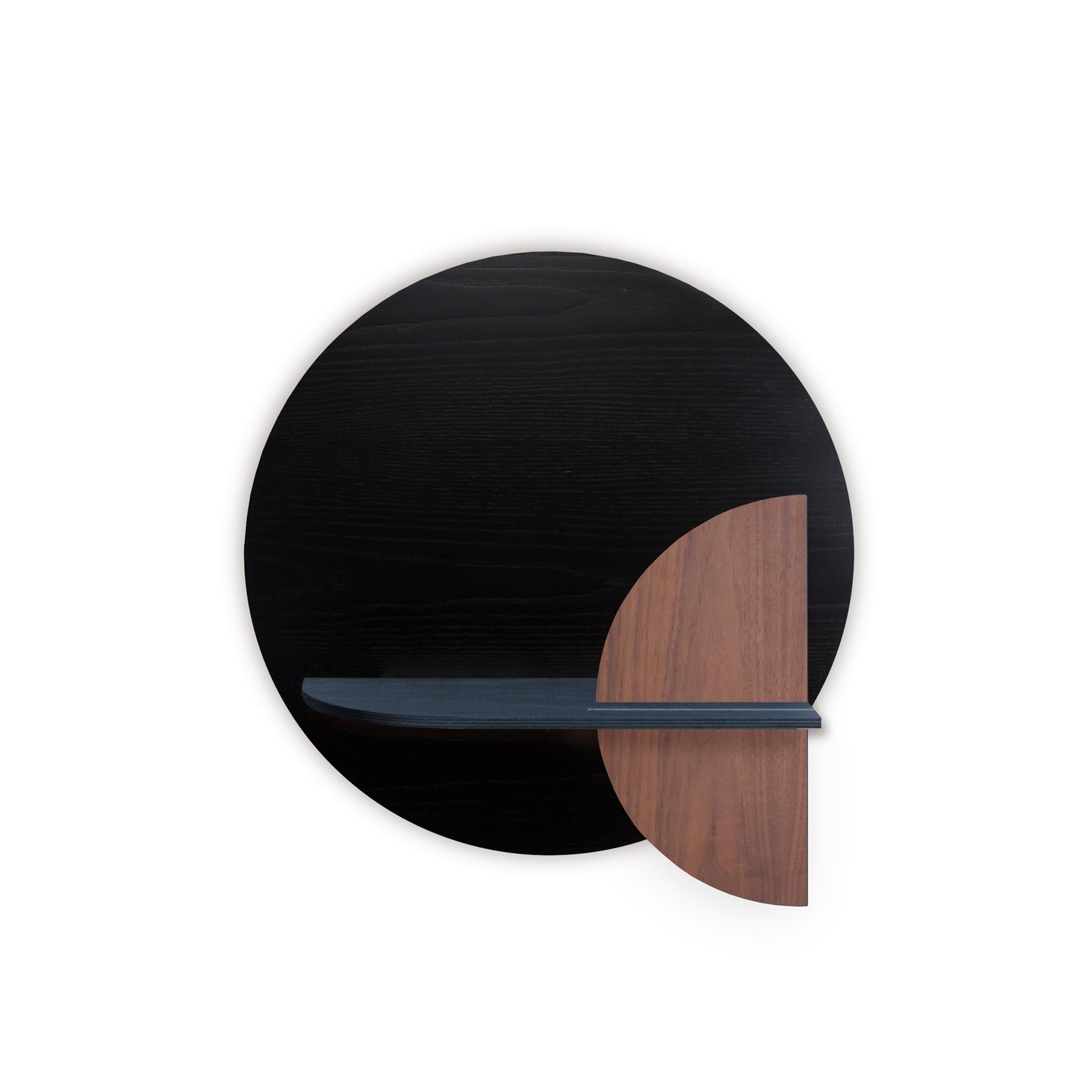 Étagère murale Alba DUO · Cercle noir