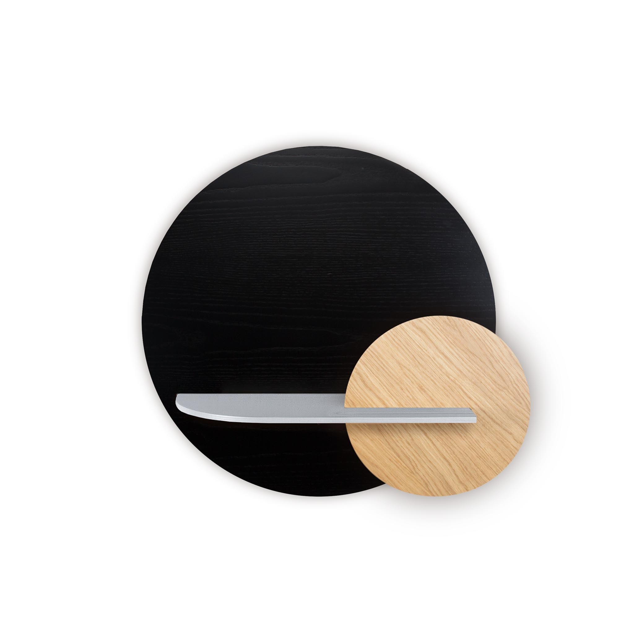 Étagère murale Alba DUO · Cercle noir