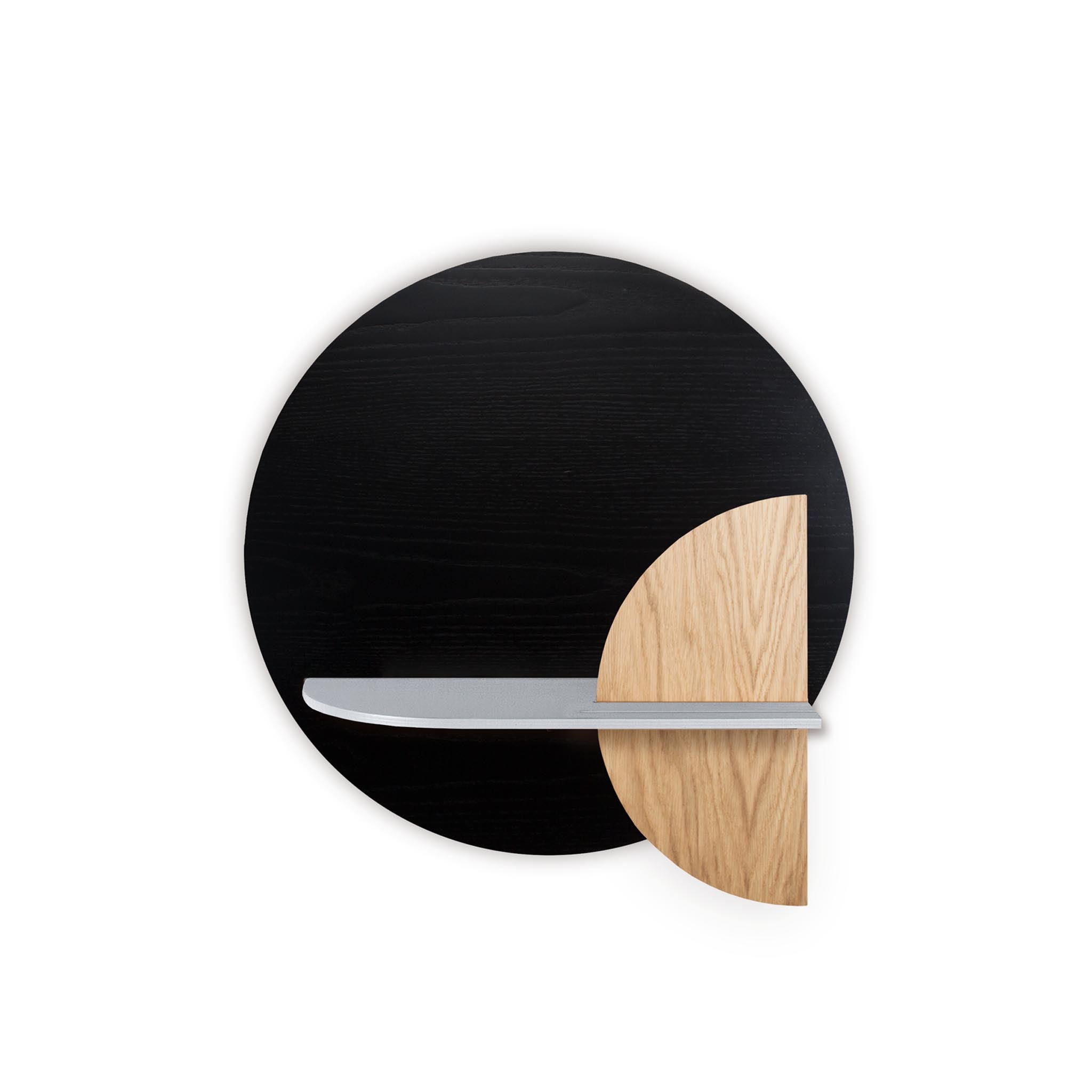 Étagère murale Alba DUO · Cercle noir