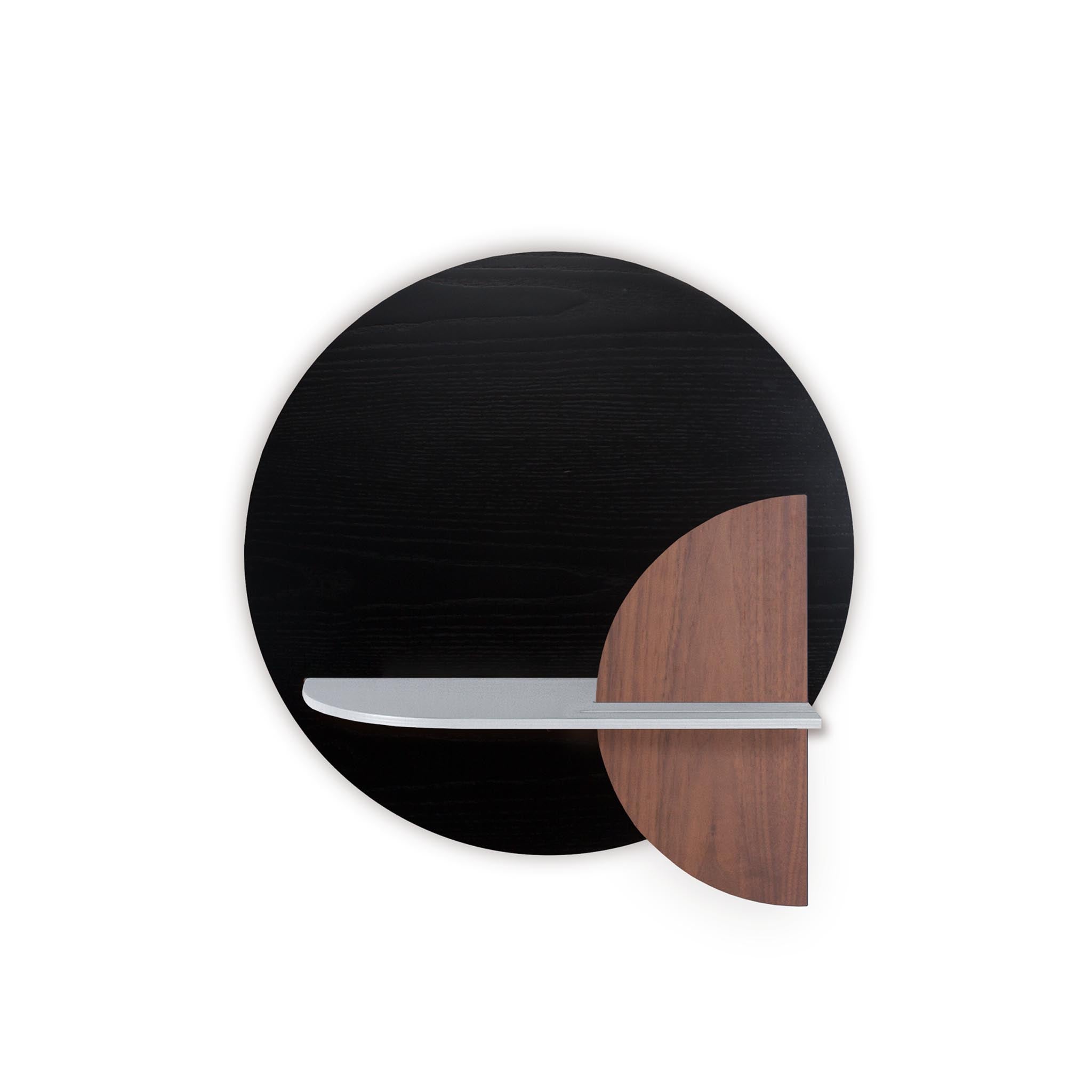 Étagère murale Alba DUO · Cercle noir